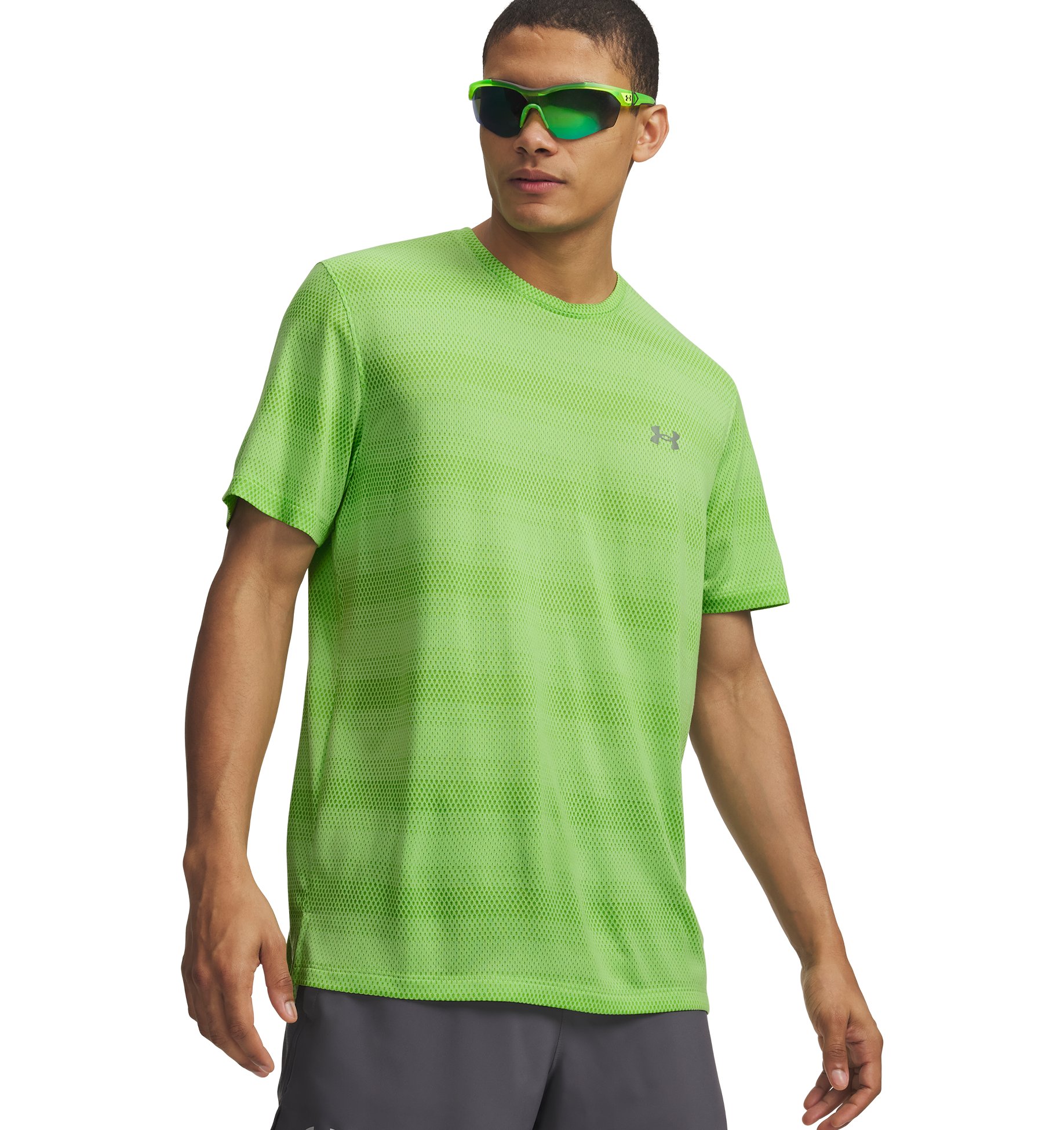 Under Armour Laufshirt "UA VELOCITI SS" für Erwachsene, aus Polyester, in den Größen S bis XXXL