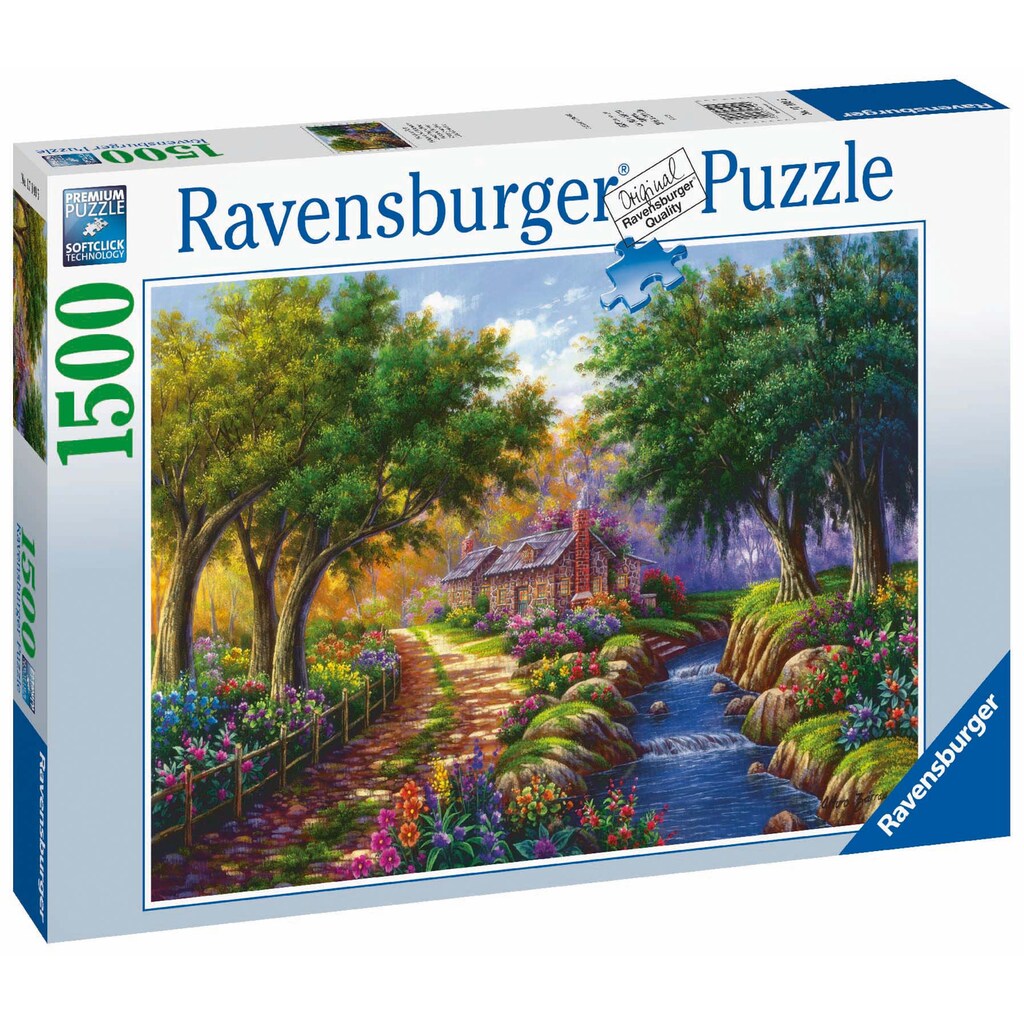 Ravensburger Puzzle »Cottage am Fluß«, Made in Germany, FSC® - schützt Wald - weltweit