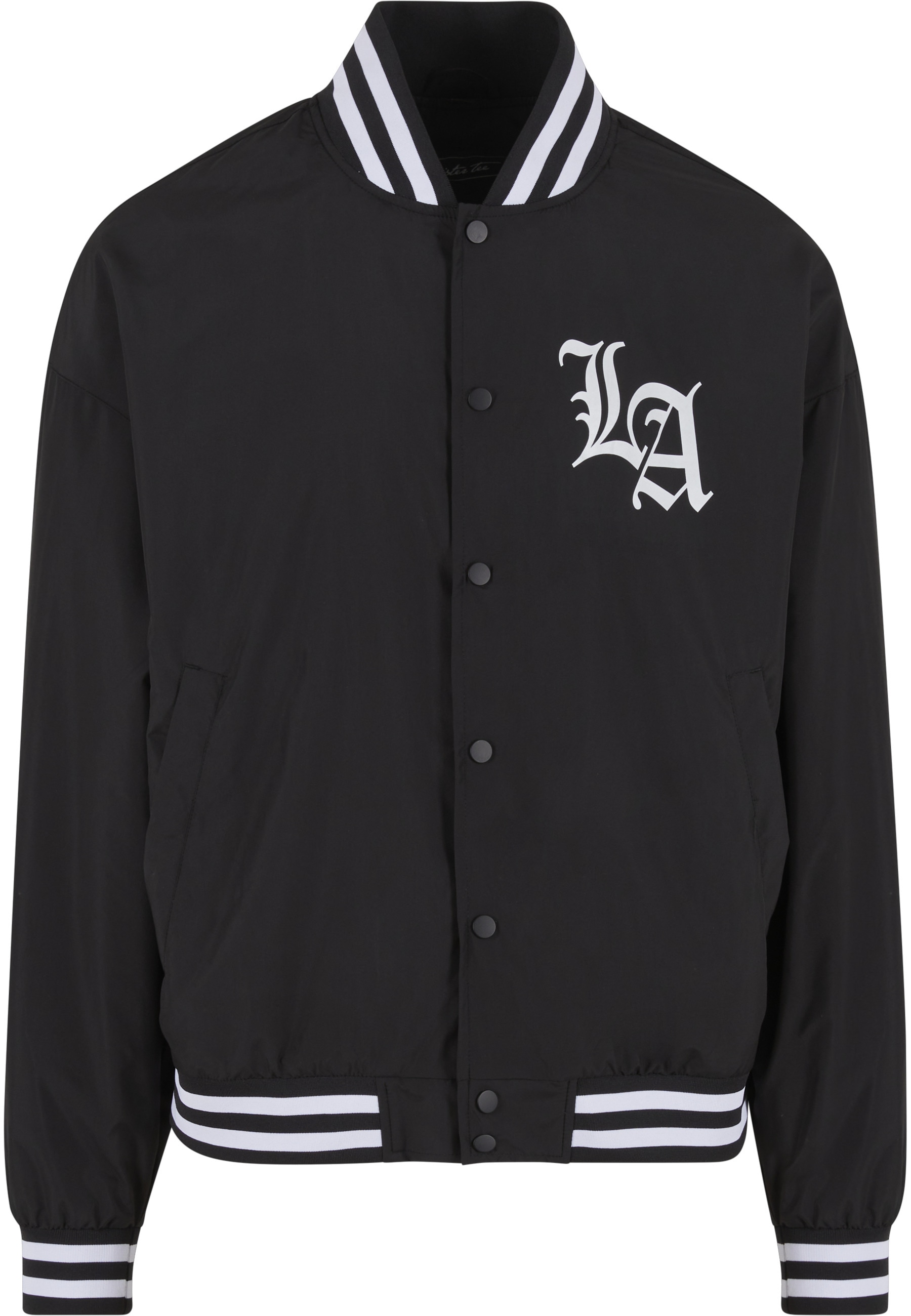 MisterTee Collegejacke "MisterTee Los Angeles Arc Light College Jacket" 1 Stk. tlg. ohne Kapuze