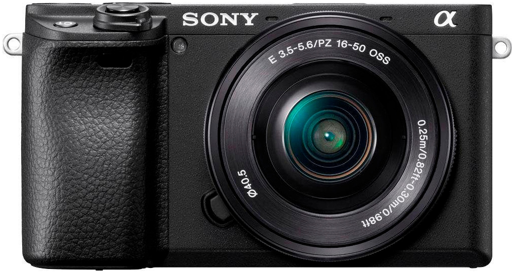 SONY Kompaktkamera "Alpha 6400 + 16-50mm Objektiv", B:12cm H:6,69cm T:5,97cm, schwarz, Fotokameras