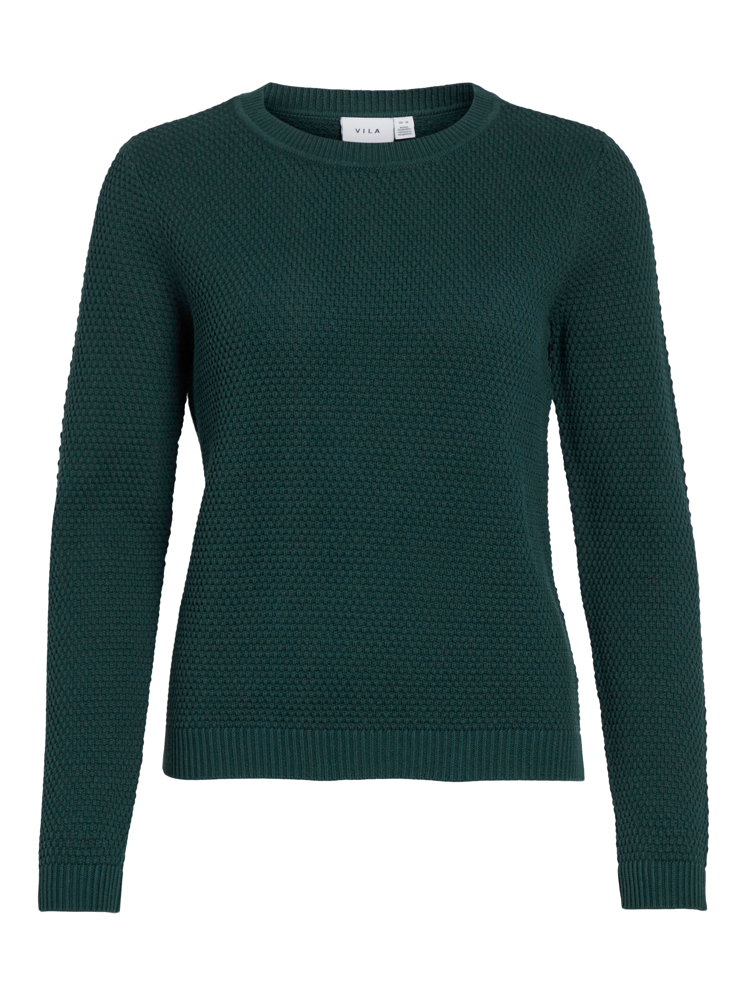Vila Rundhalspullover »VIDALO O-NECK L/S KNIT TOP- NOOS«