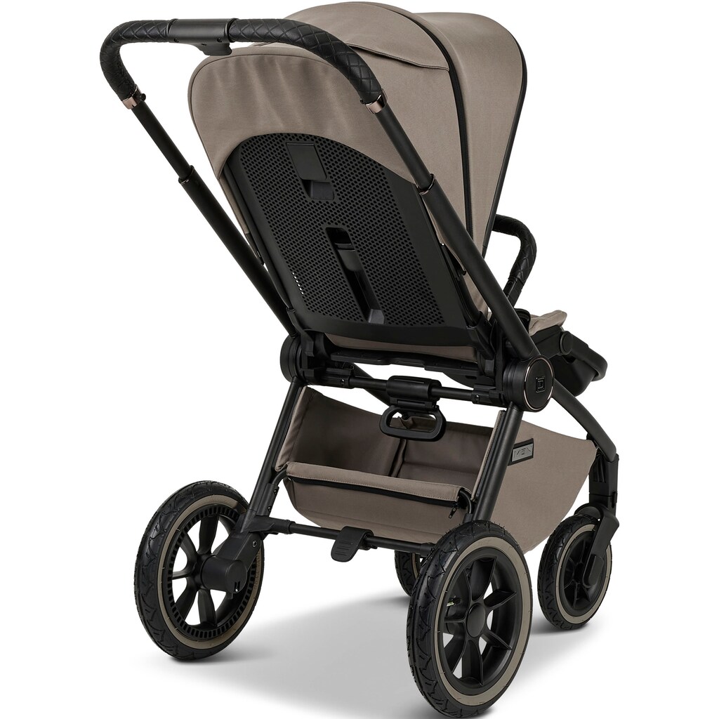 Moon Kombi-Kinderwagen »Resea+, mud/black matt«