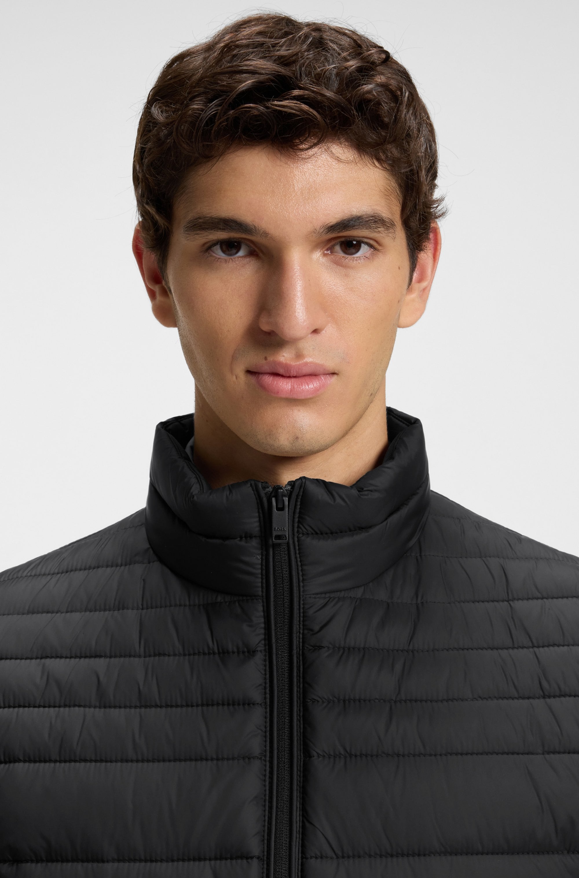 BOSS ORANGE Steppjacke »Oden«, ohne Kapuze, mit Stehkragen, slim fit, federleicht wasserabweisend