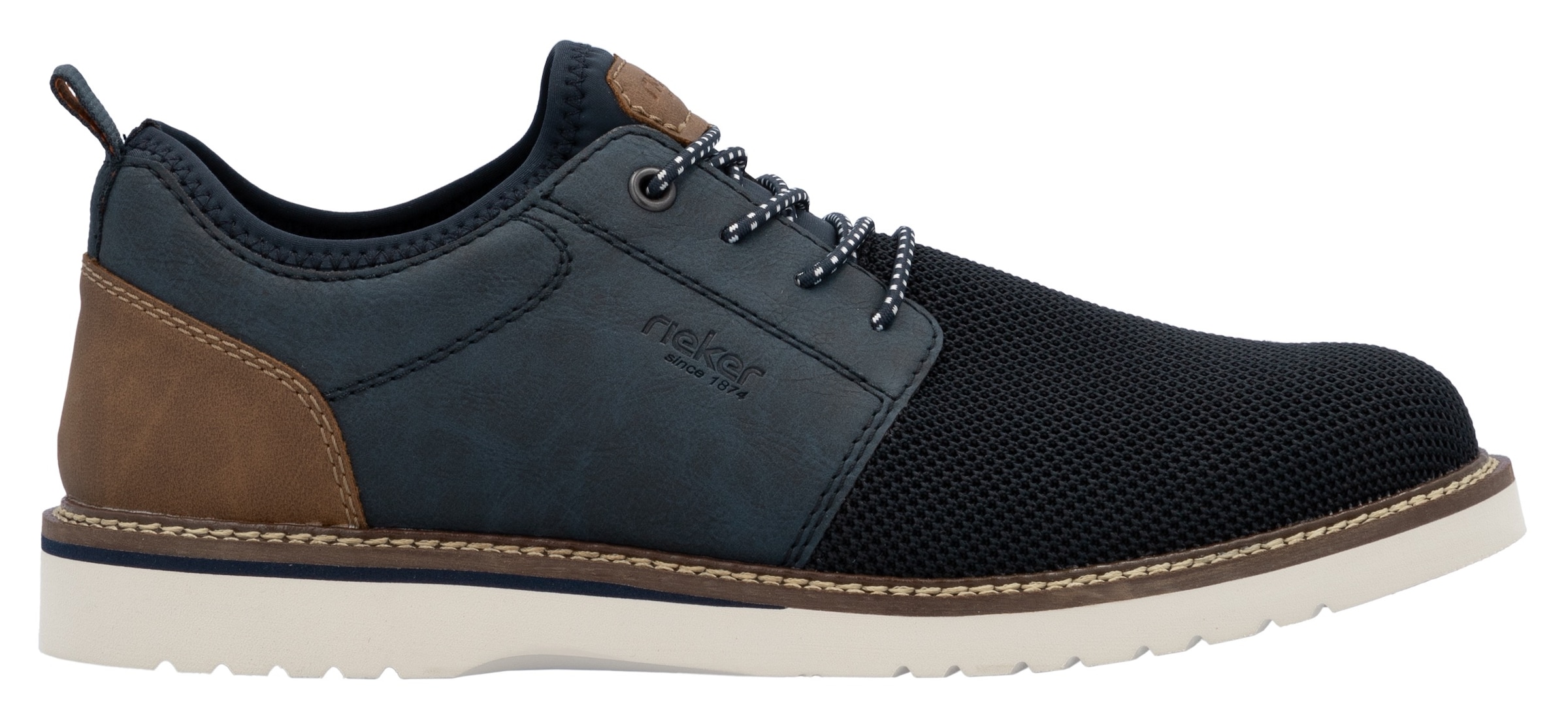 Rieker Slip-On Sneaker, Slipper, Schlupfschuh, Freizeitschuh mit praktischer Anziehlasche