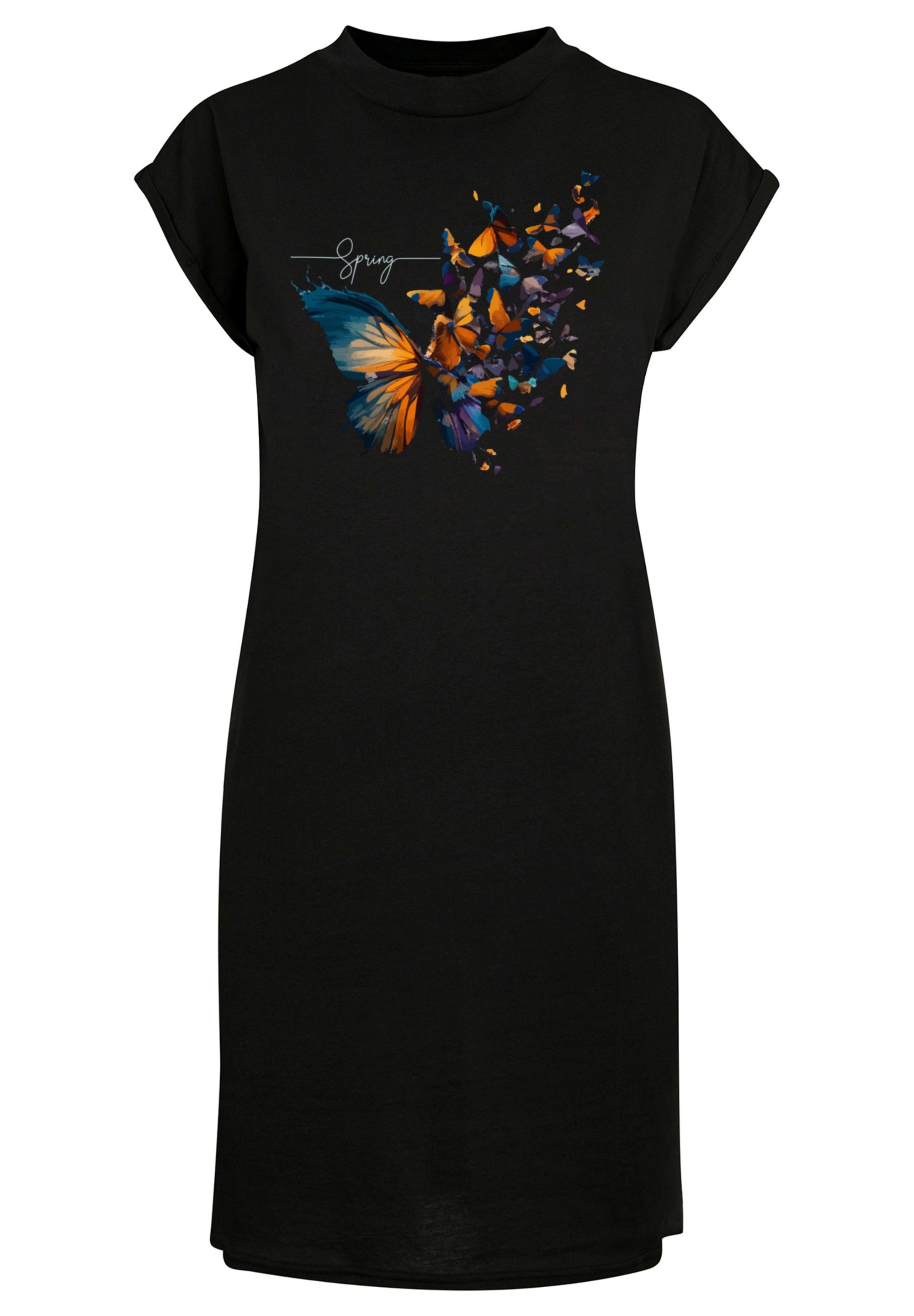 F4NT4STIC Shirtkleid »Schmetterling Frühling«, Print