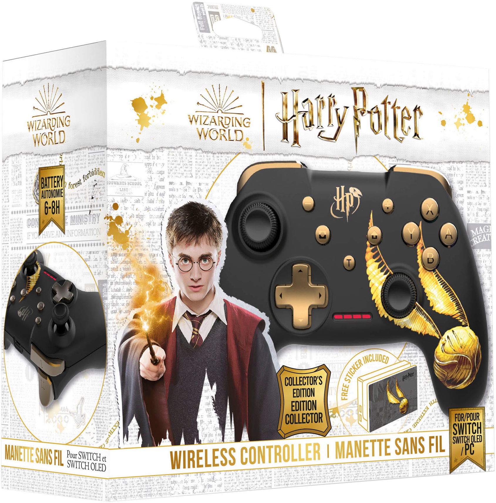 Freaks and Geeks Nintendo-Controller »Harry Potter Golden Snitch«