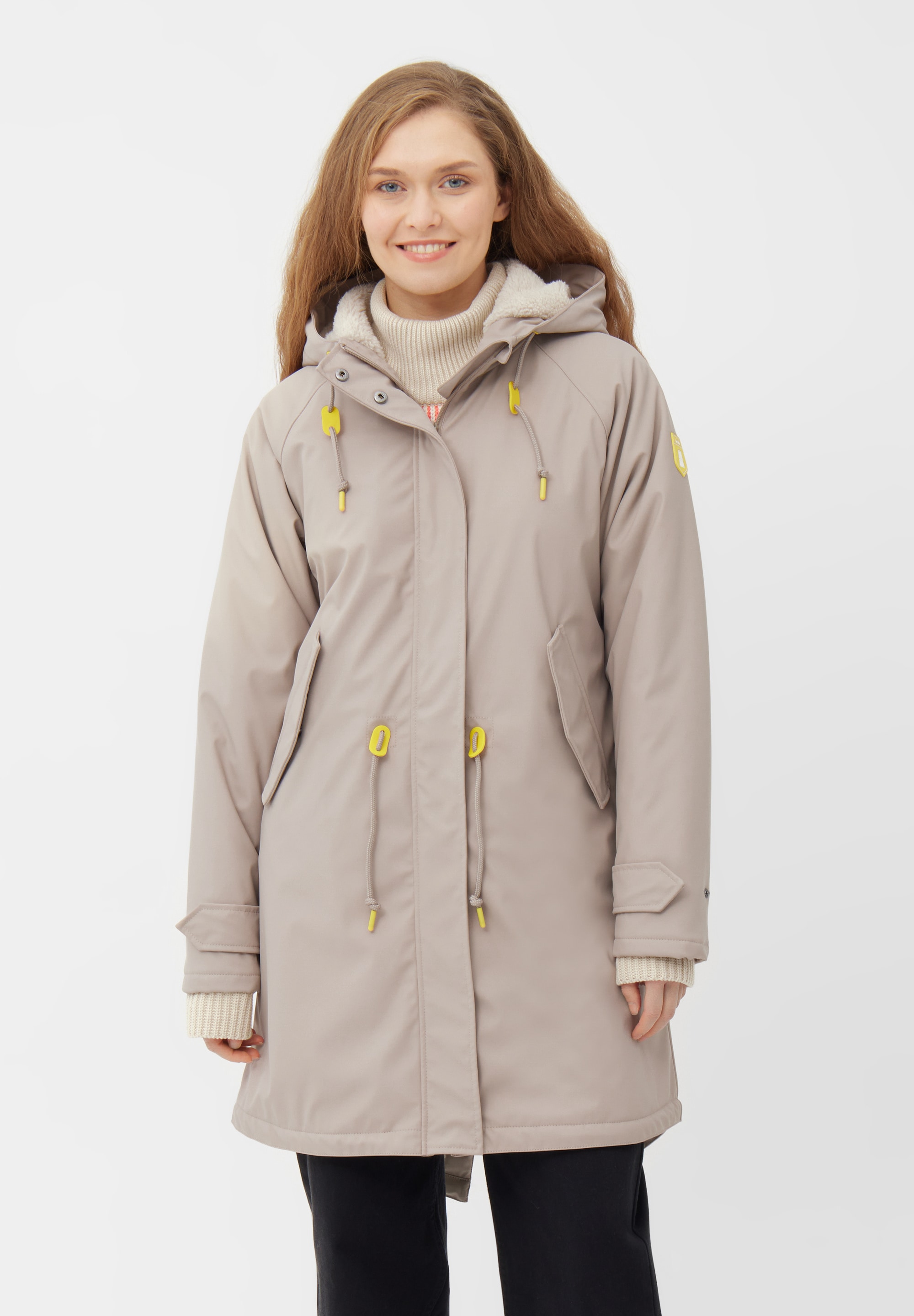 Derbe Regenmantel "Tidaholm", Wasserabweisend, winddicht, Teddylining, nach günstig online kaufen