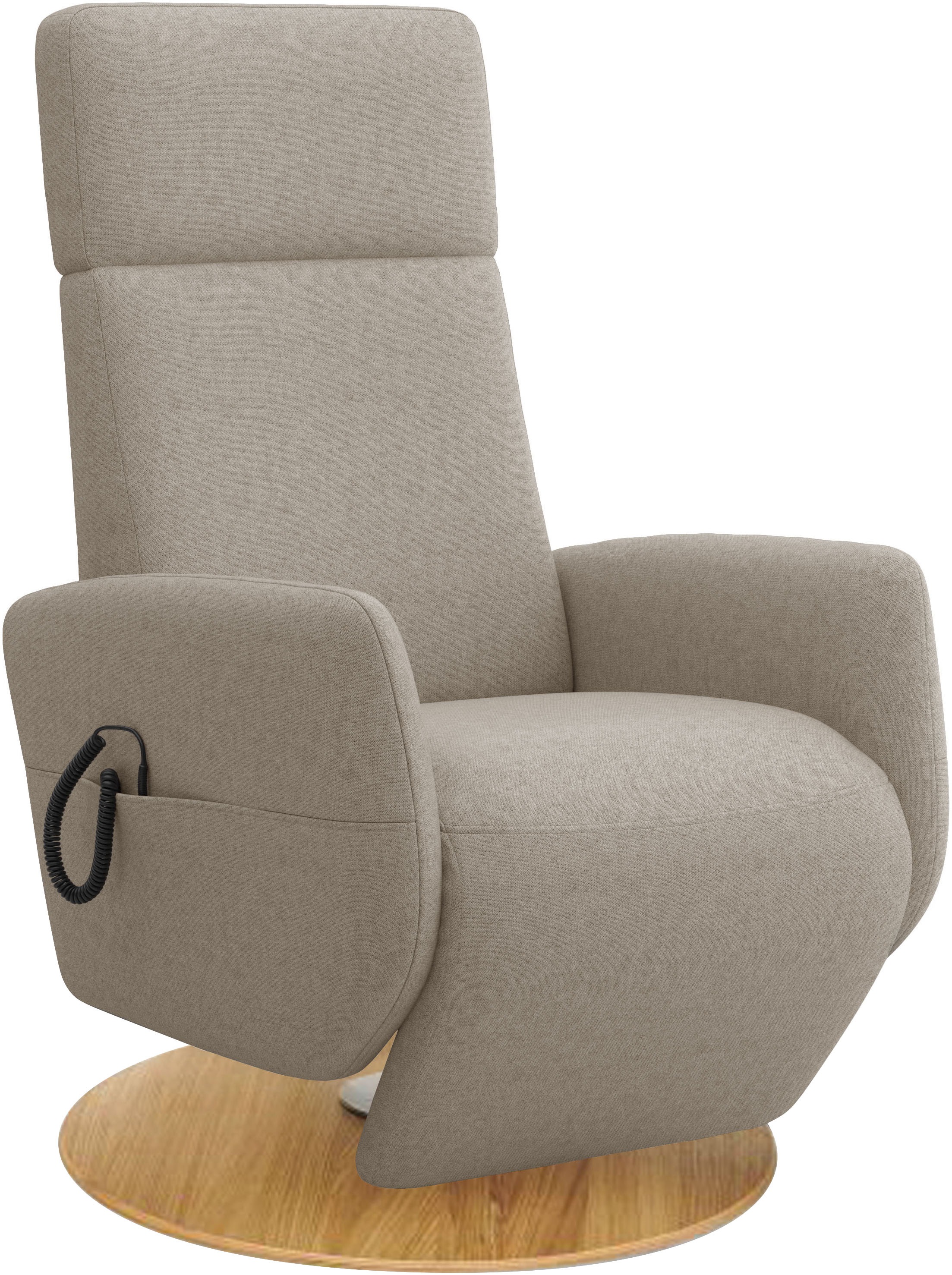 Home affaire TV-Sessel »Rochelle, inkl. Kopfteilverstellung & 360° Drehfunktion«, (1 St.), TV-Sessel mit Drehfunktion 360 Grad