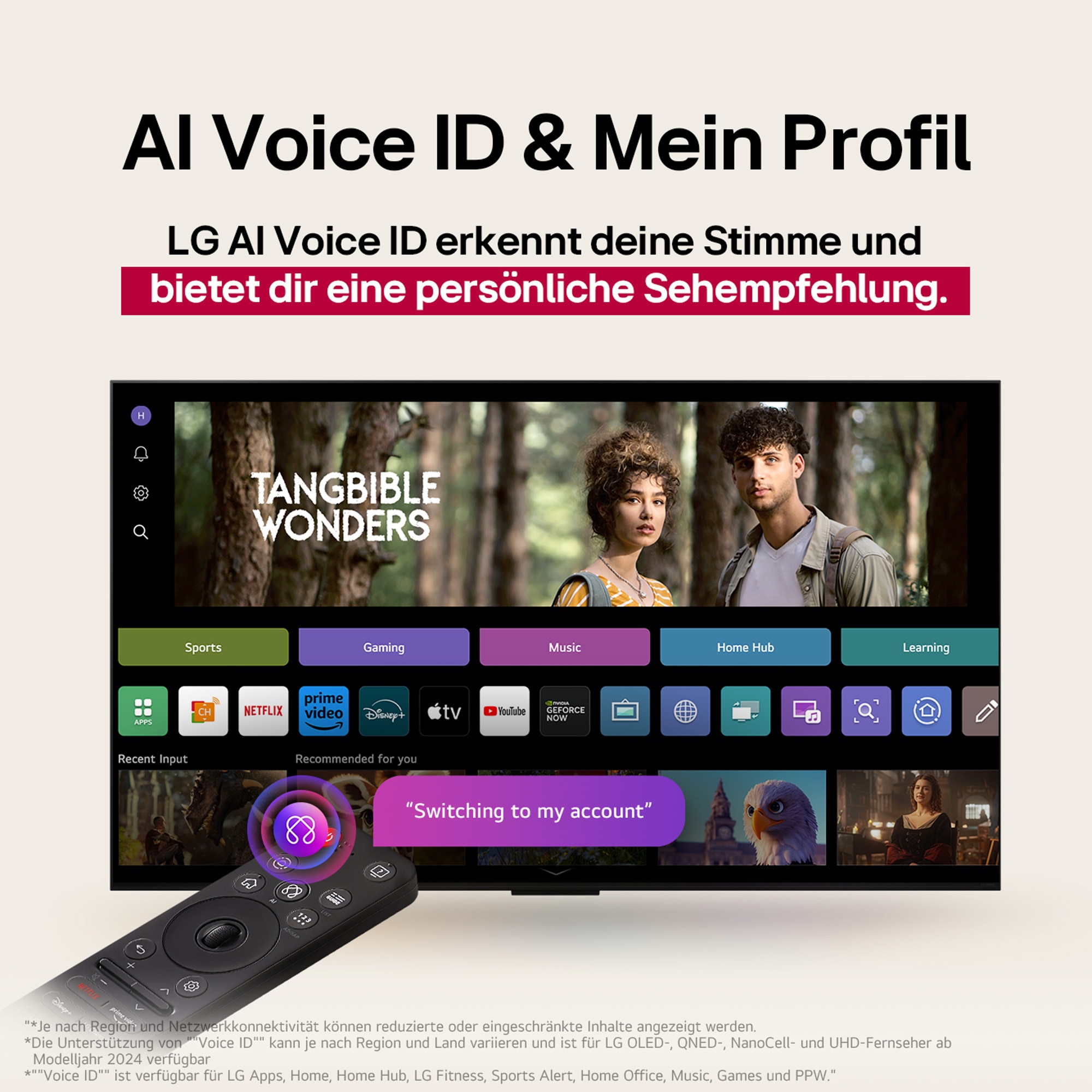 LG OLED-Fernseher »OLED55G58LW« 139 cm/55 ″ Smart-TV