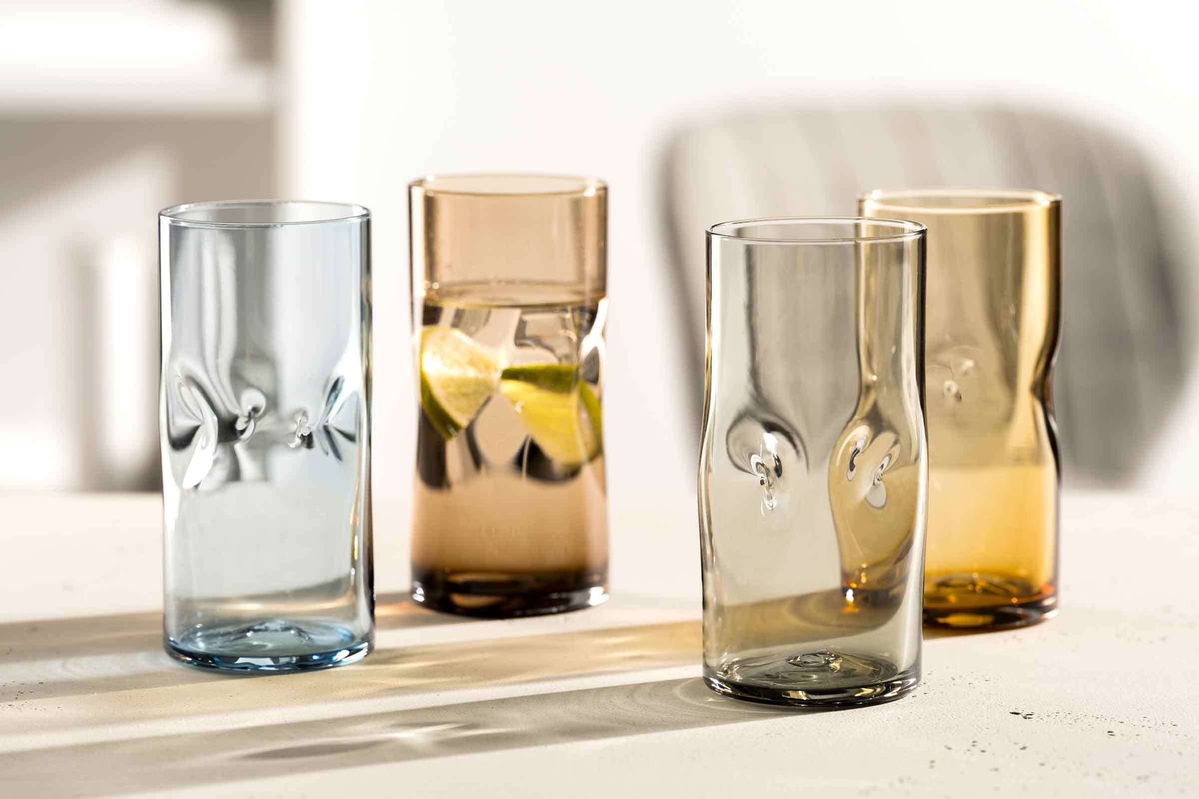 LEONARDO Glas »Trinkgläser Vesuvio 330 ml 4er Set bunt«