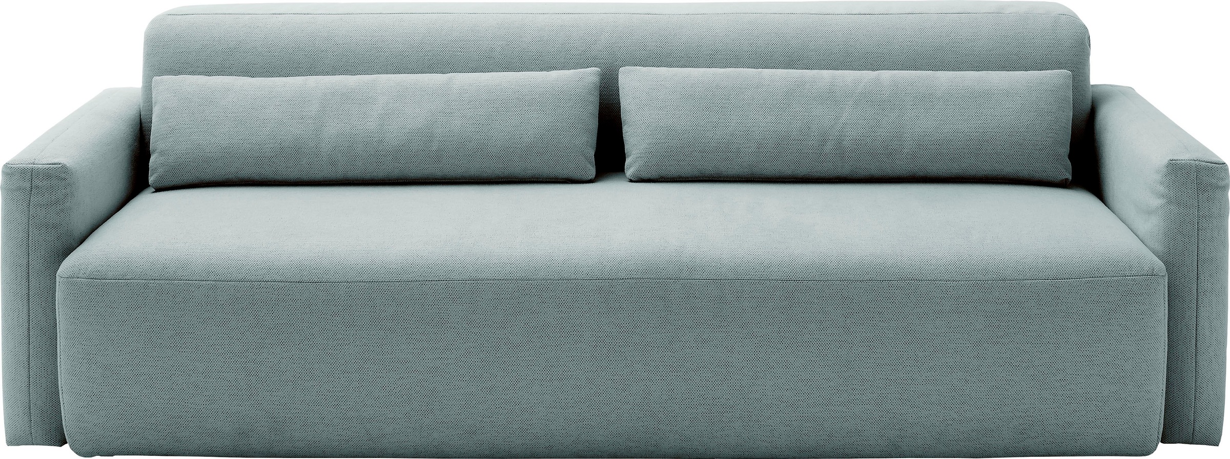 INOSIGN Schlafsofa »Donka Dauerschläfer-geeignet, belastbar bis 270 kg, incl. Bettlkasten«, mit Armlehnen, Breite 232 cm, auch in Cord, Tonnentaschen-Federkern