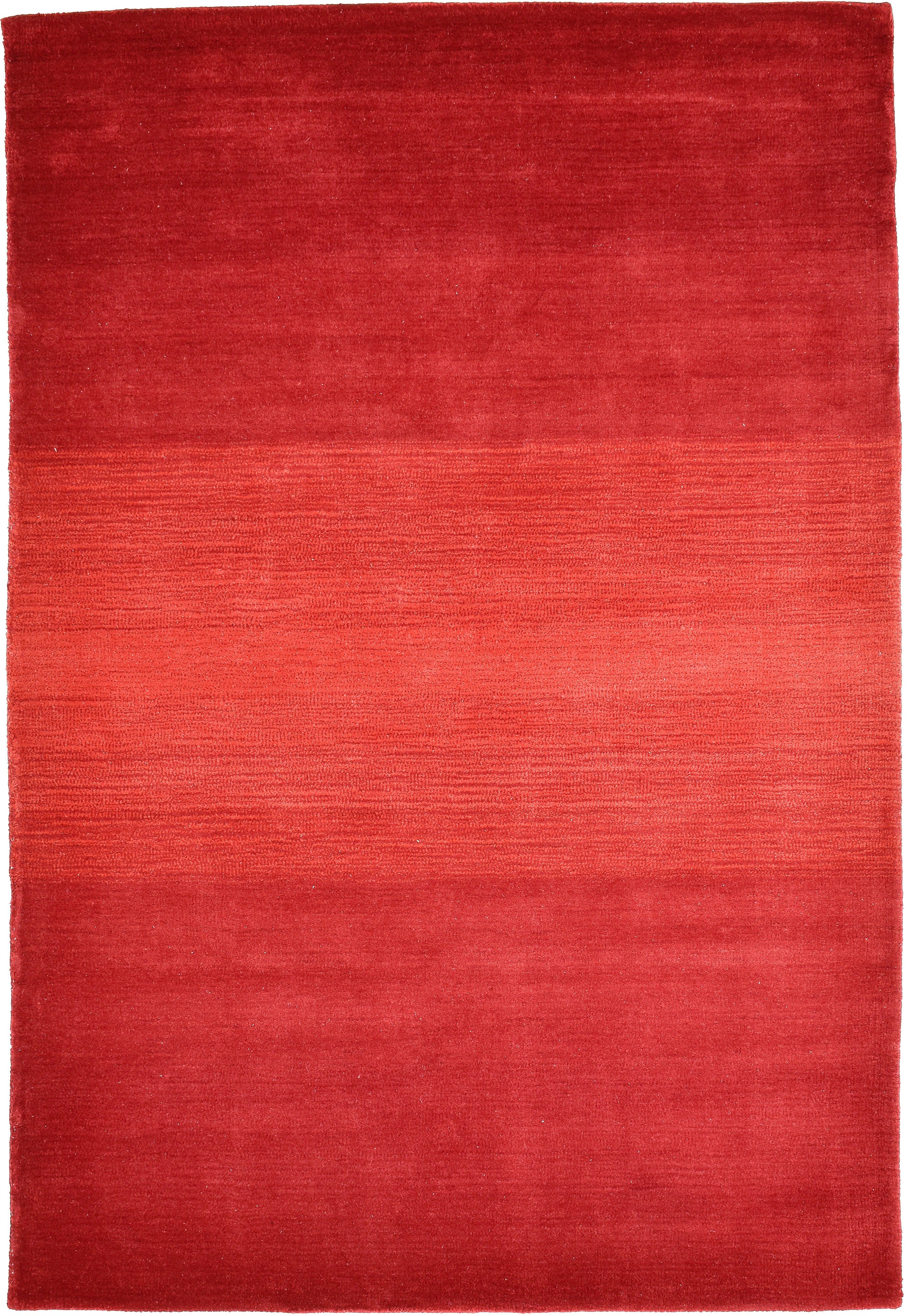 OTTO home Wollteppich "Violetta" rechteckig 14 mm Höhe reine Wolle, handgew günstig online kaufen