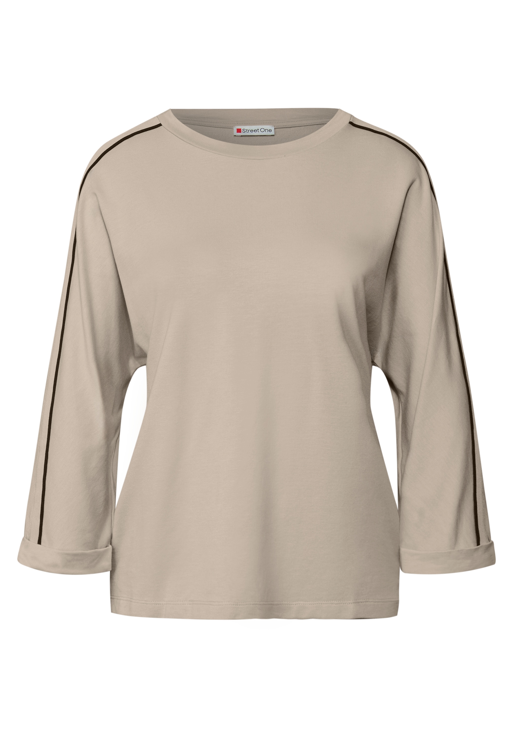 STREET ONE 3/4-Arm-Shirt, im soften Baumwoll-Mix