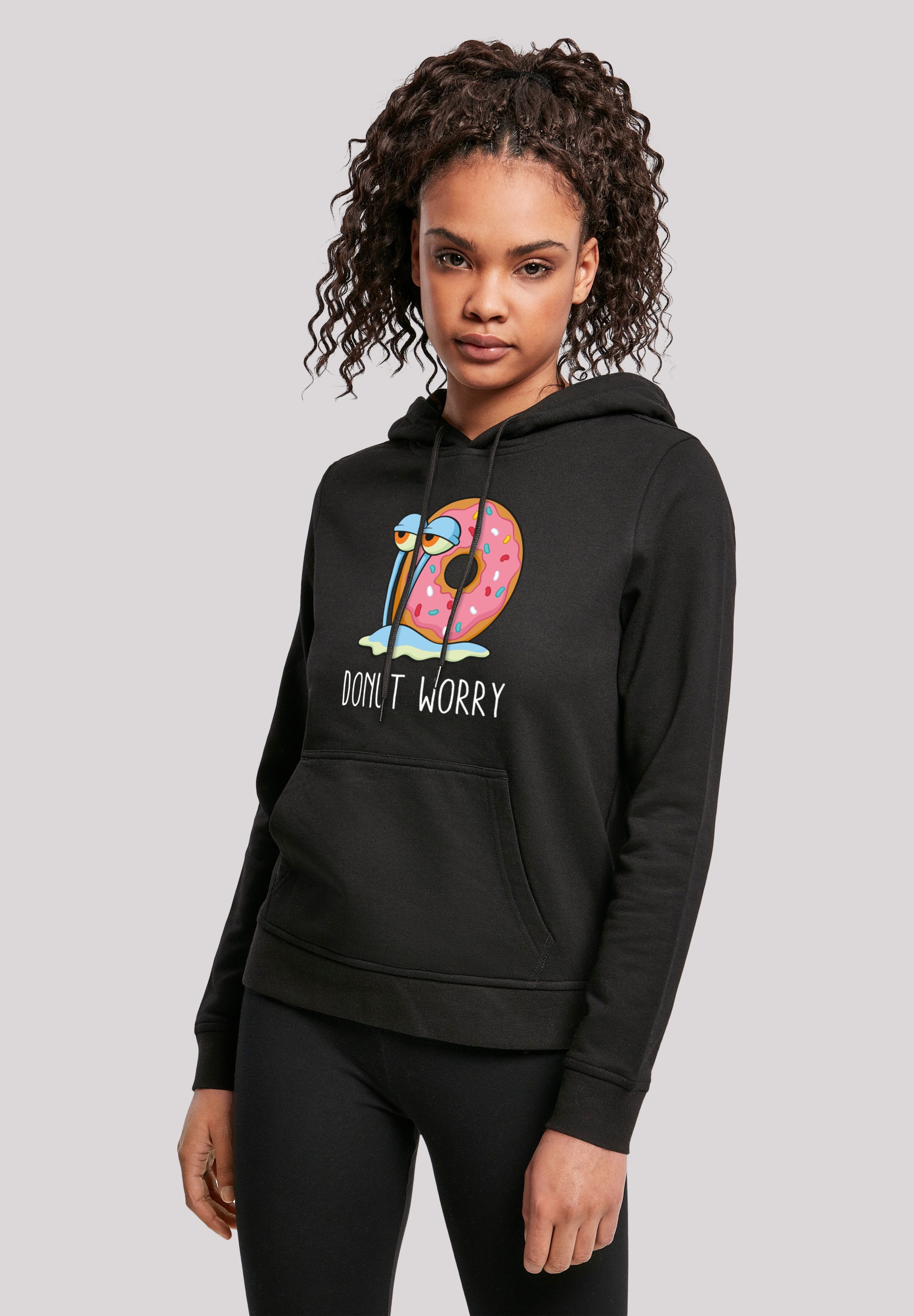 Kapuzenpullover »Spongebob Schwammkopf Gary Donut Worry«, Print