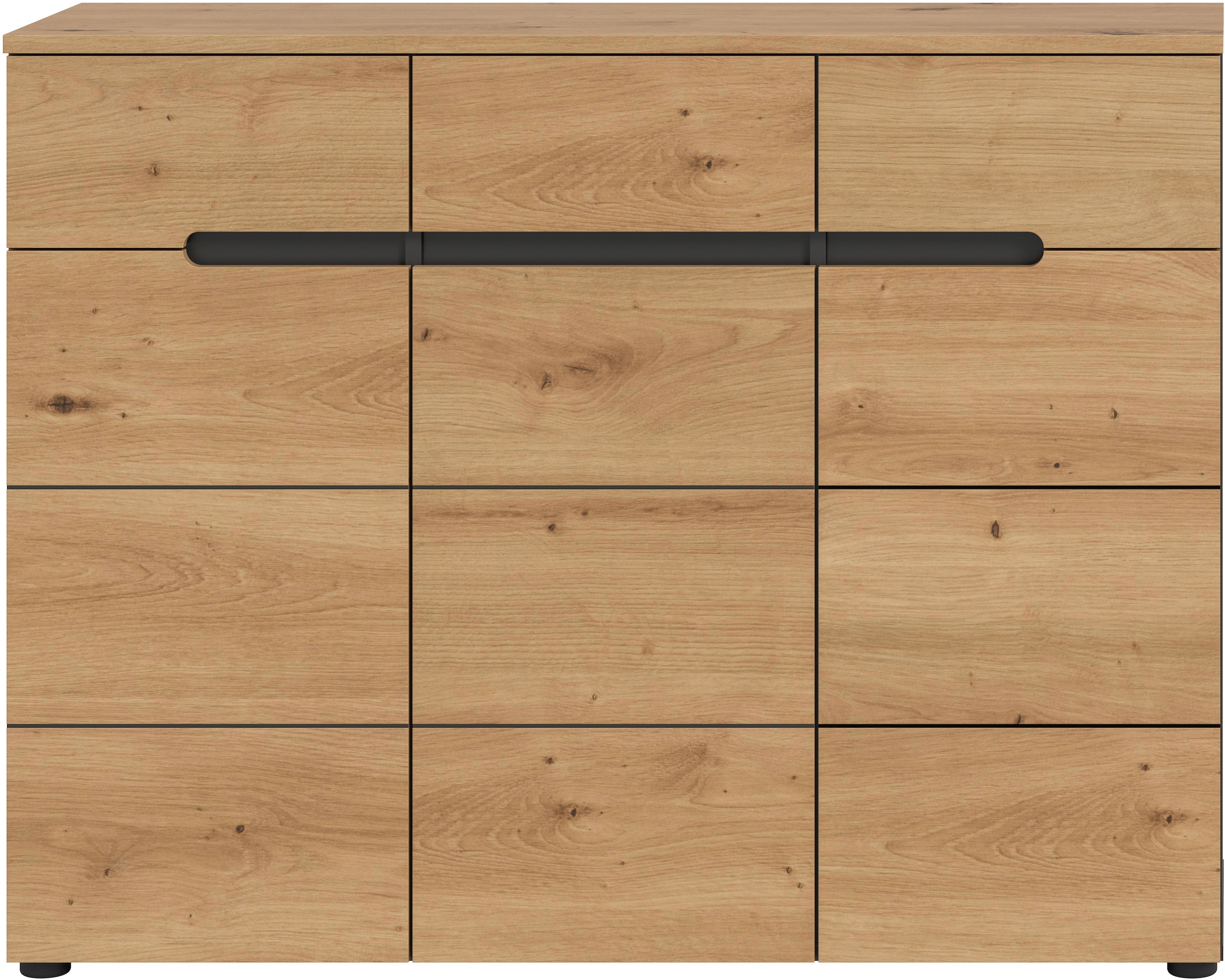 INOSIGN Garderobenschrank, (1 St., in verschiedenen Farben erhältlich, Platz für ca. 24 Paar Schuhe), Schuhschrank, Kommode, Schuhkommode, Anrichte, Sideboard