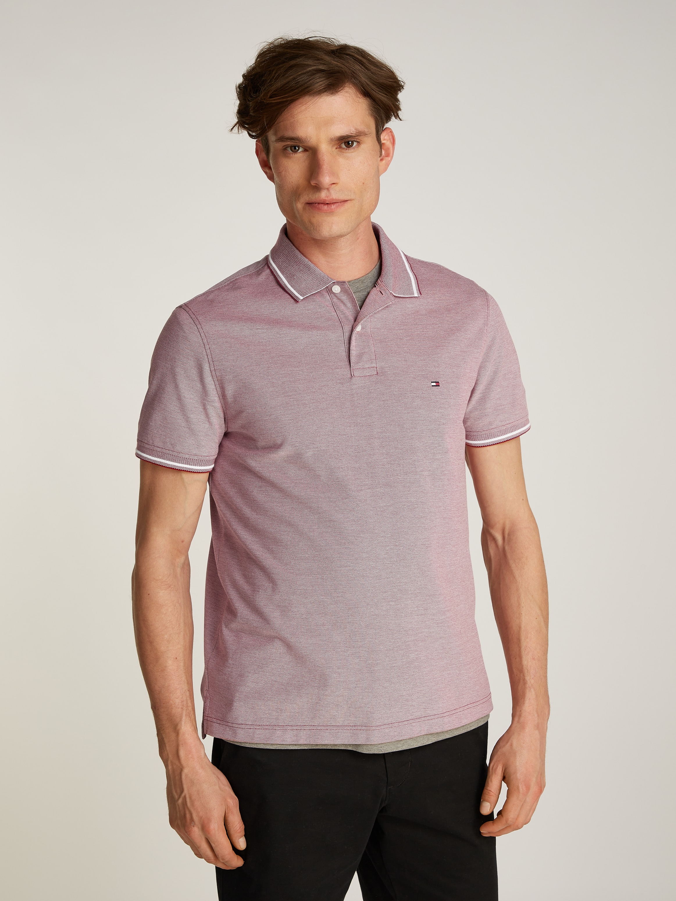 Tommy Hilfiger Poloshirt "OXFORD TWO TONE REG POLO" günstig online kaufen