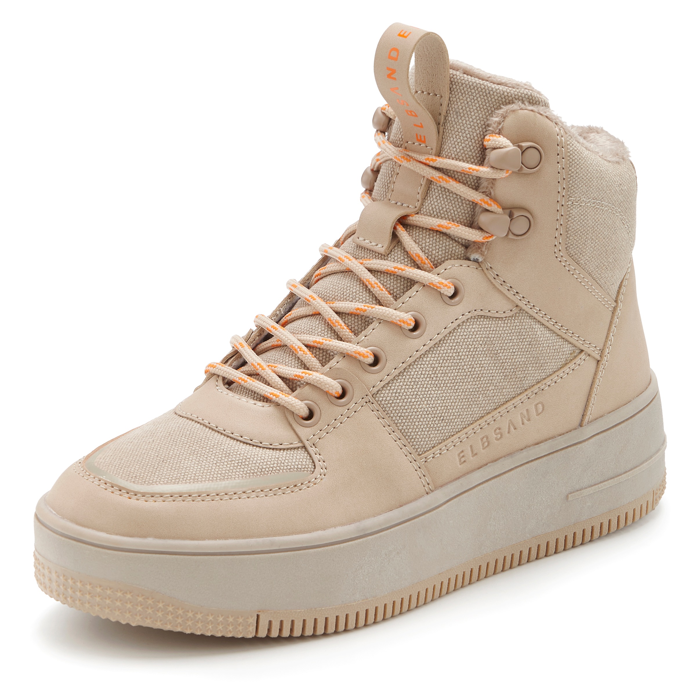 Elbsand Sneaker "High Top Sneaker," runde Schuhspitze, Schnürverschluss, Te günstig online kaufen