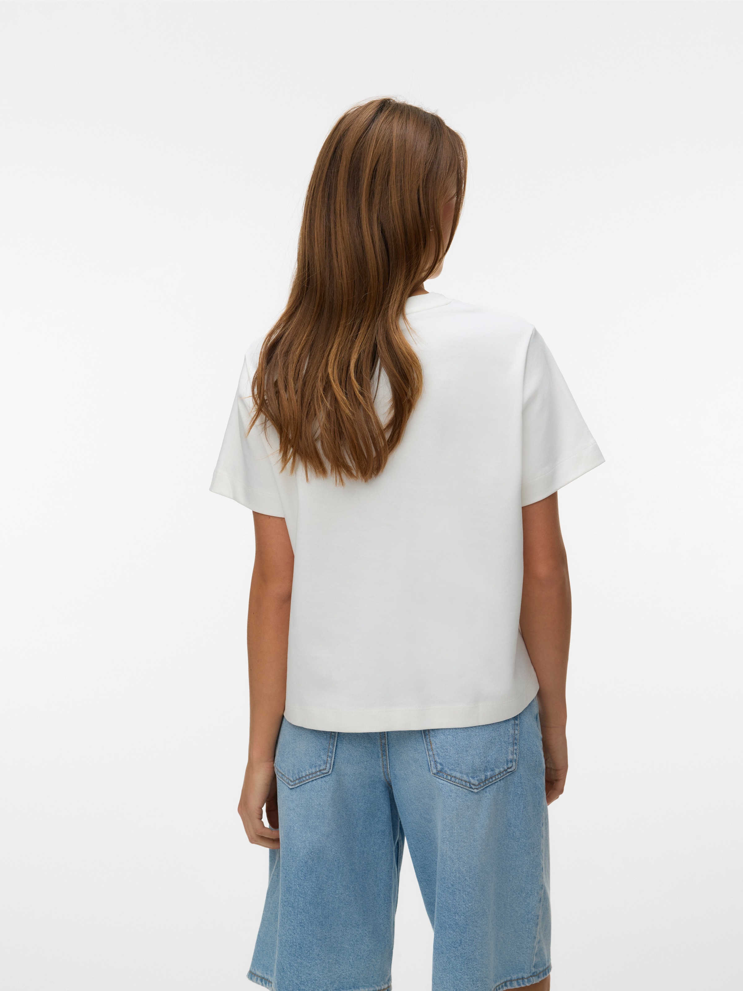 Vero Moda Kurzarmshirt »VMSARA METTE SS TOP BOX JRS GA NOOS« Baumwolle, regular fit