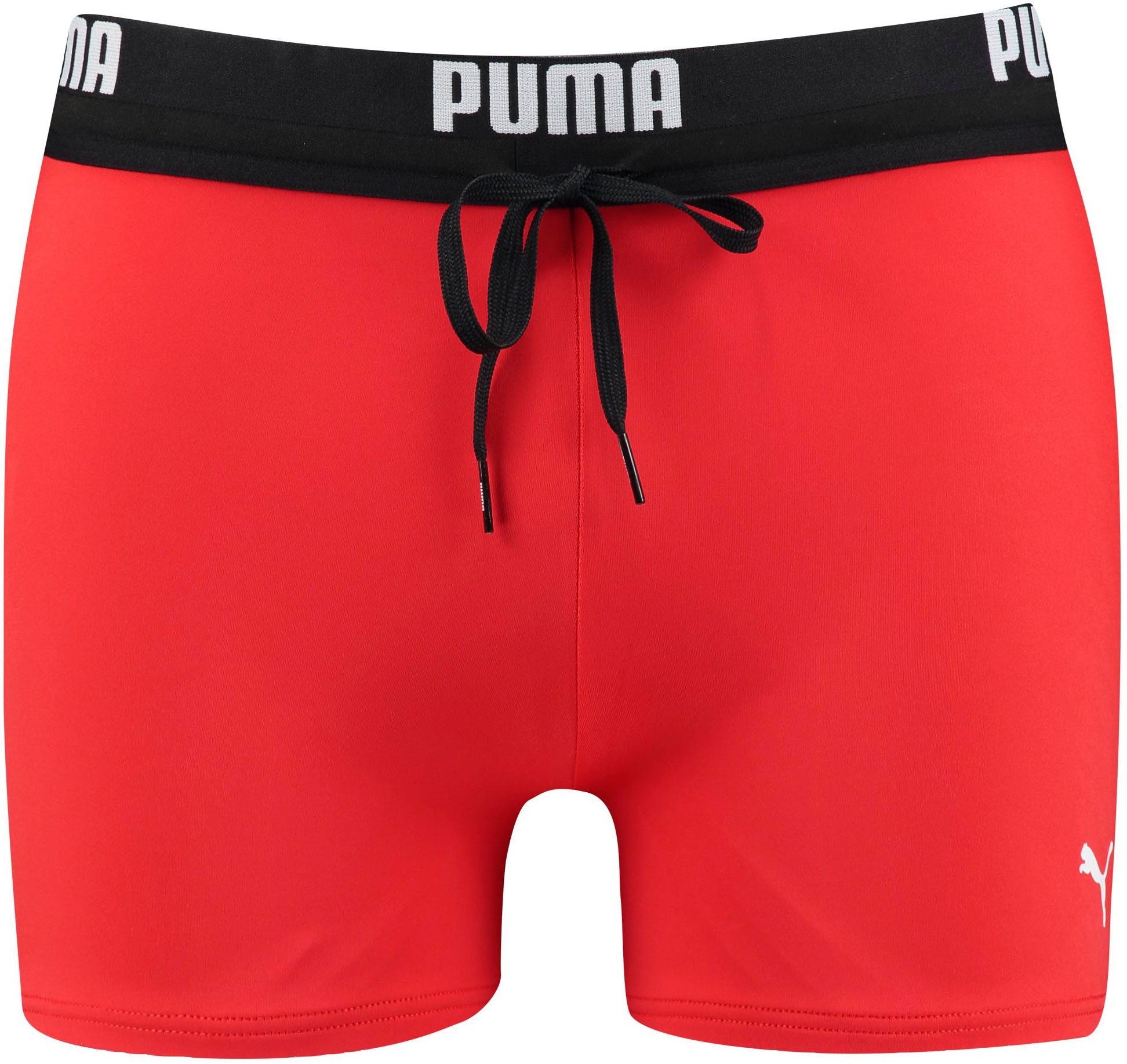 PUMA Badepants »PUMA SWIM MEN LOGO SWIM TRUNK«, elastischer Logobund mit integriertem Kordelzug