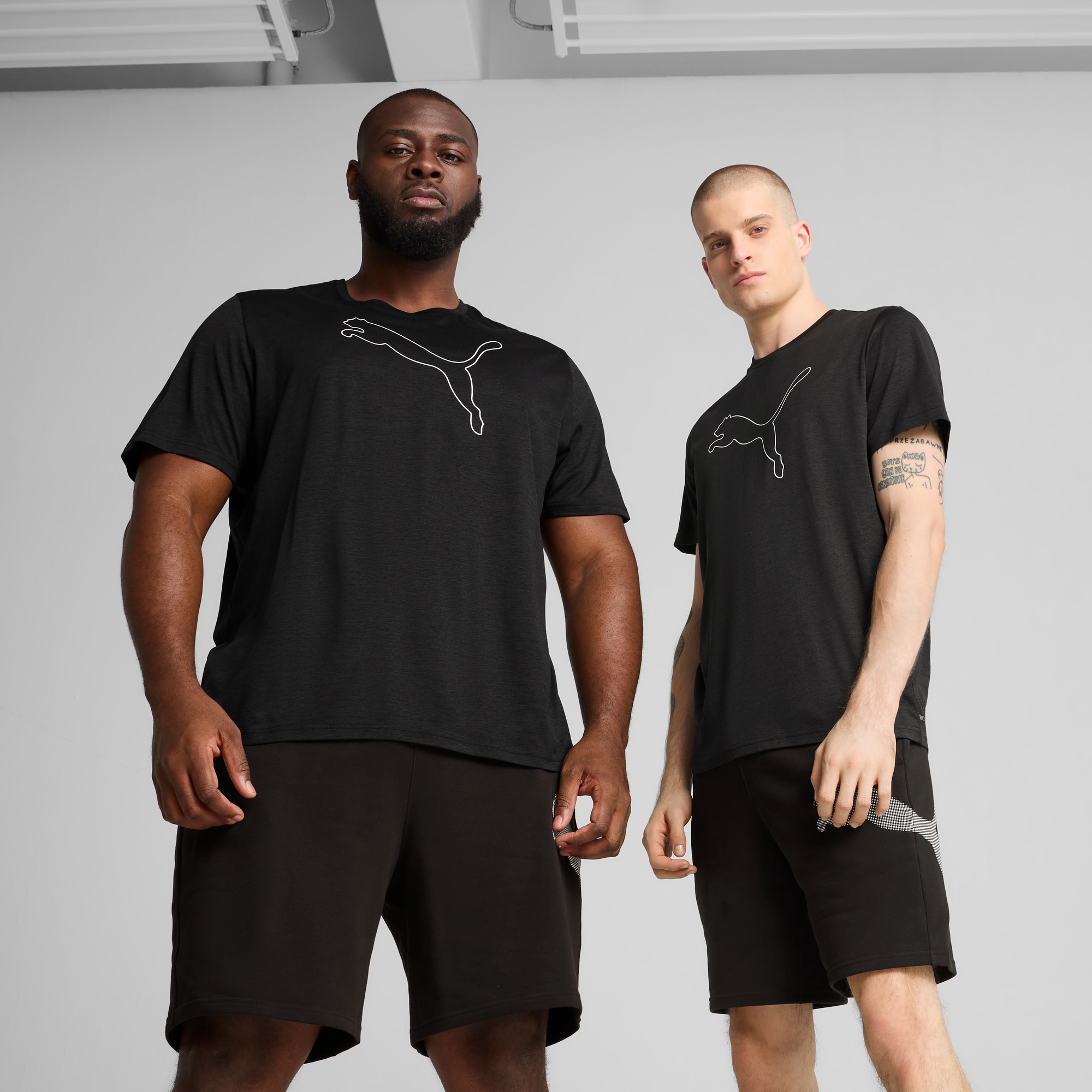 PUMA Trainingsshirt "M TAD ESSENTIAL HEATHER CAT TEE (CF LARGE CAT)" Regula günstig online kaufen