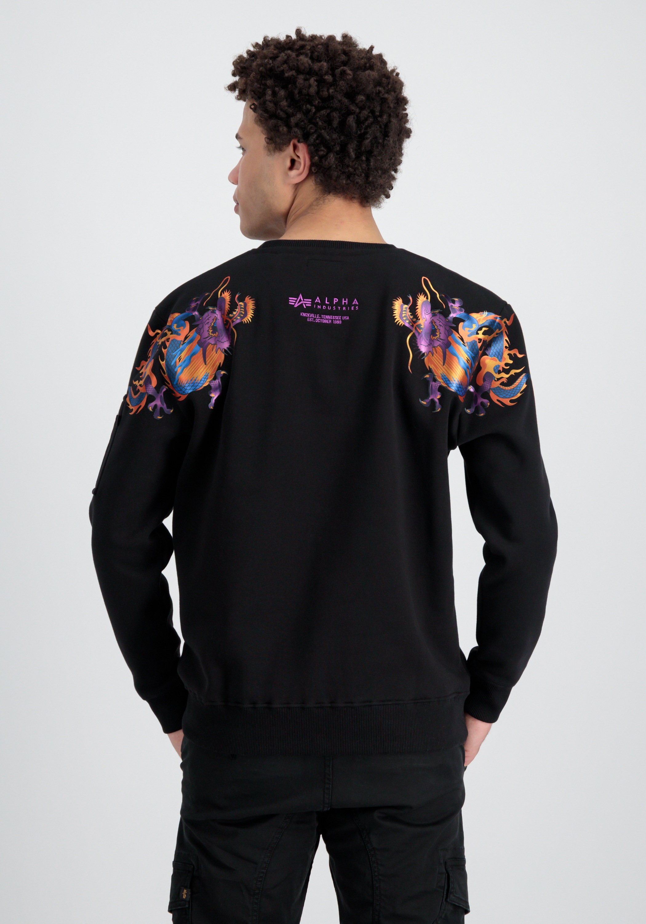 Thumbnail - Alpha Industries Sweater "Alpha Industries Men - Sweatshirts Dragon EMB Sweatshirt"