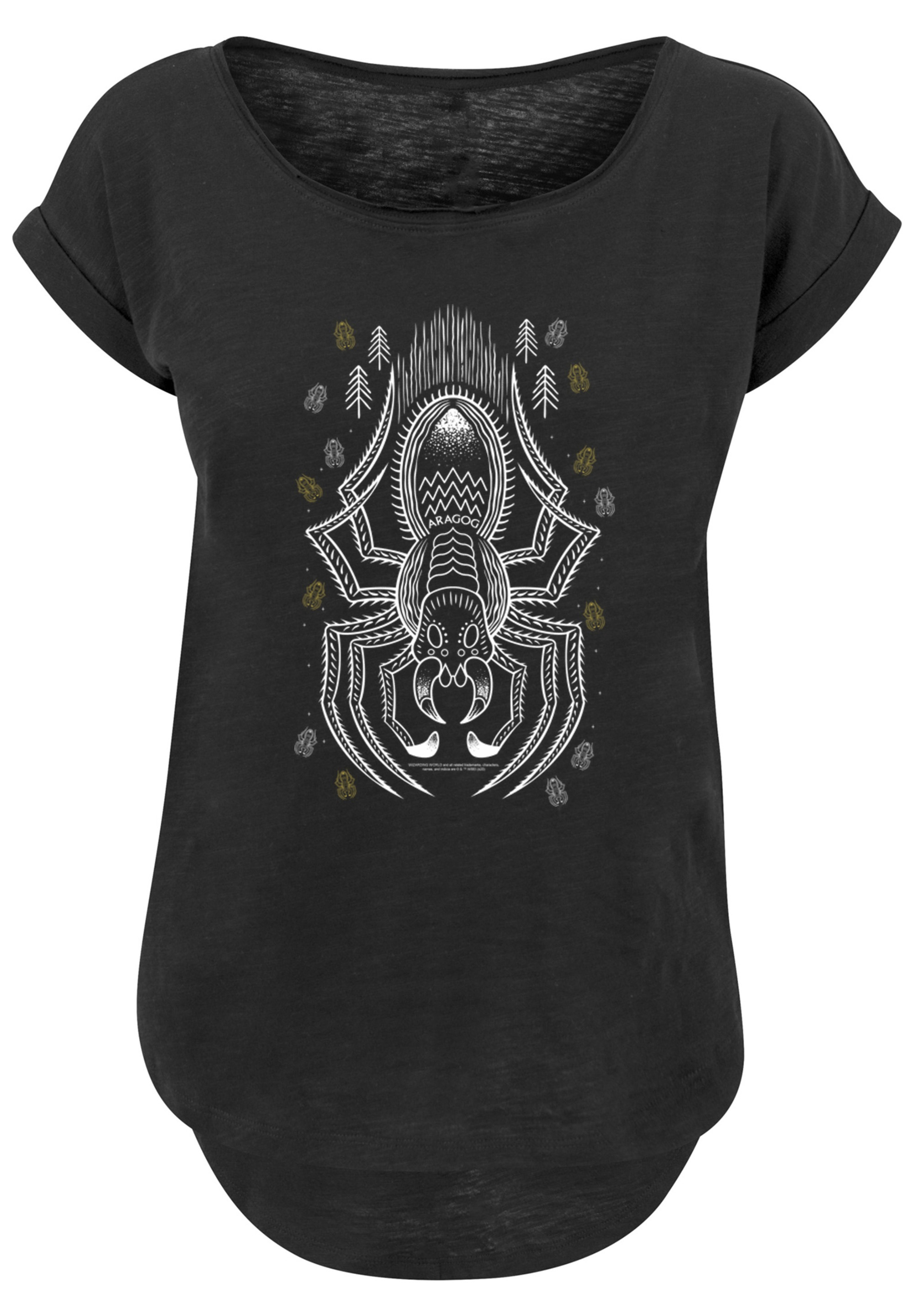 F4NT4STIC T-Shirt »Harry Potter Aragog Line Art«, Print