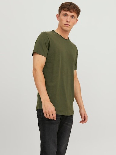 Jack & Jones Herren Rundhals T-Shirt JJEBASHER Regular Fit günstig online kaufen
