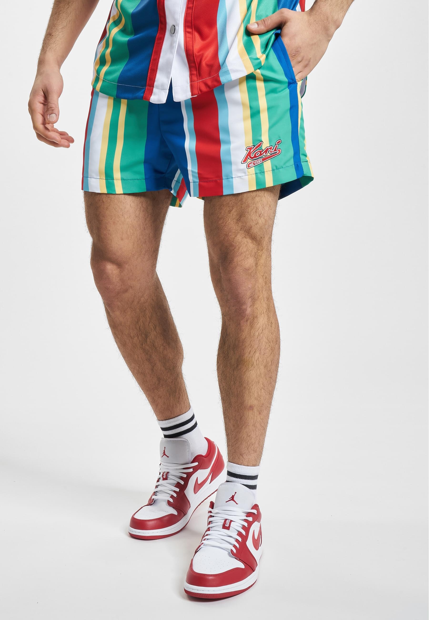 Karl Kani Shorts »Karl Kani Herren KM232-013-1 KK Varsity Striped Boardshorts«