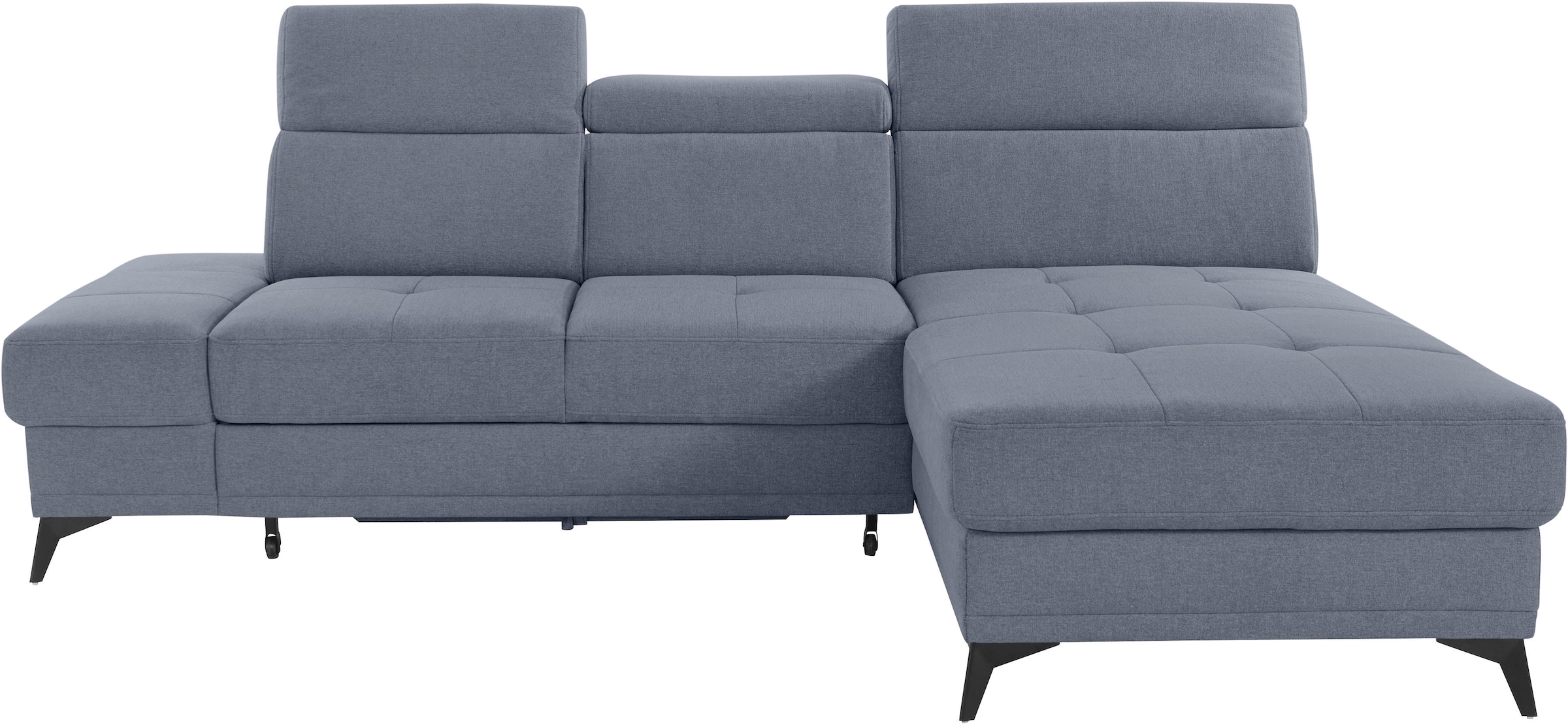 Home affaire Ecksofa "Cardiz L-Form" inkl.Kopfteilverstellung und Federkern günstig online kaufen