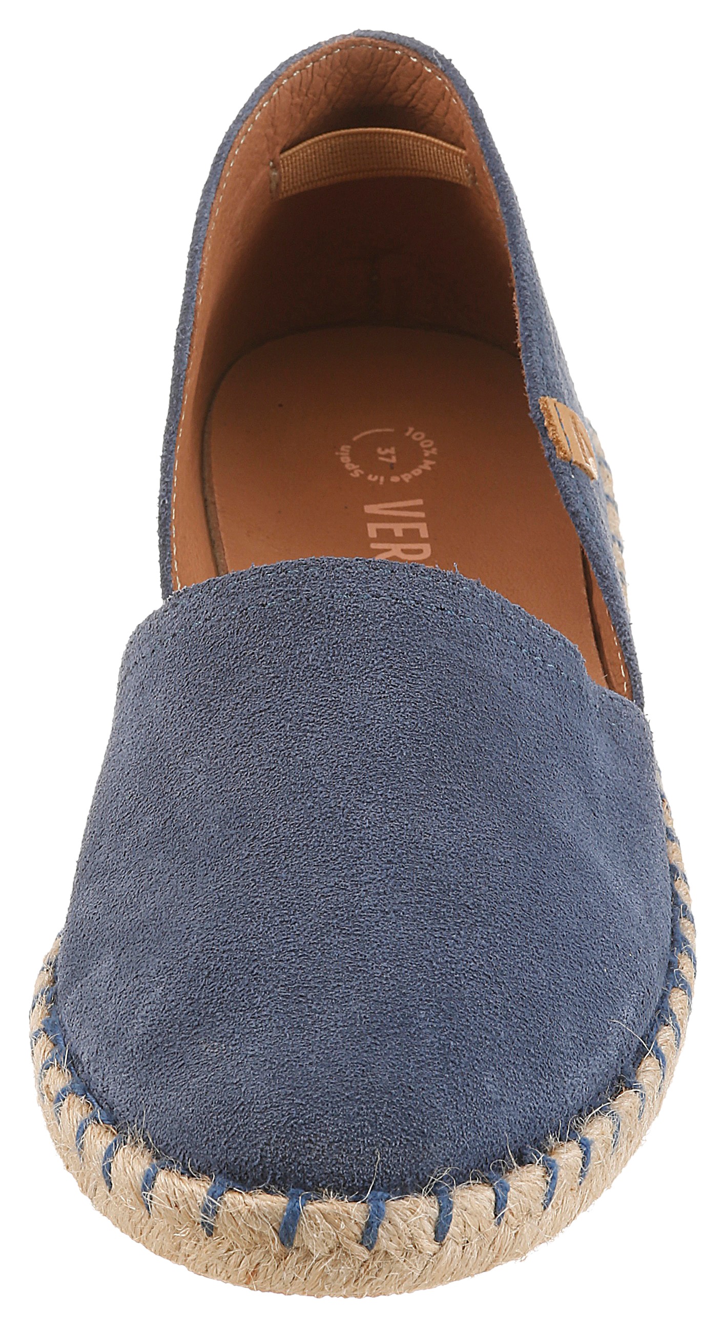 Verbenas Carmen Serraje Women's Espadrille Blue 42 3
