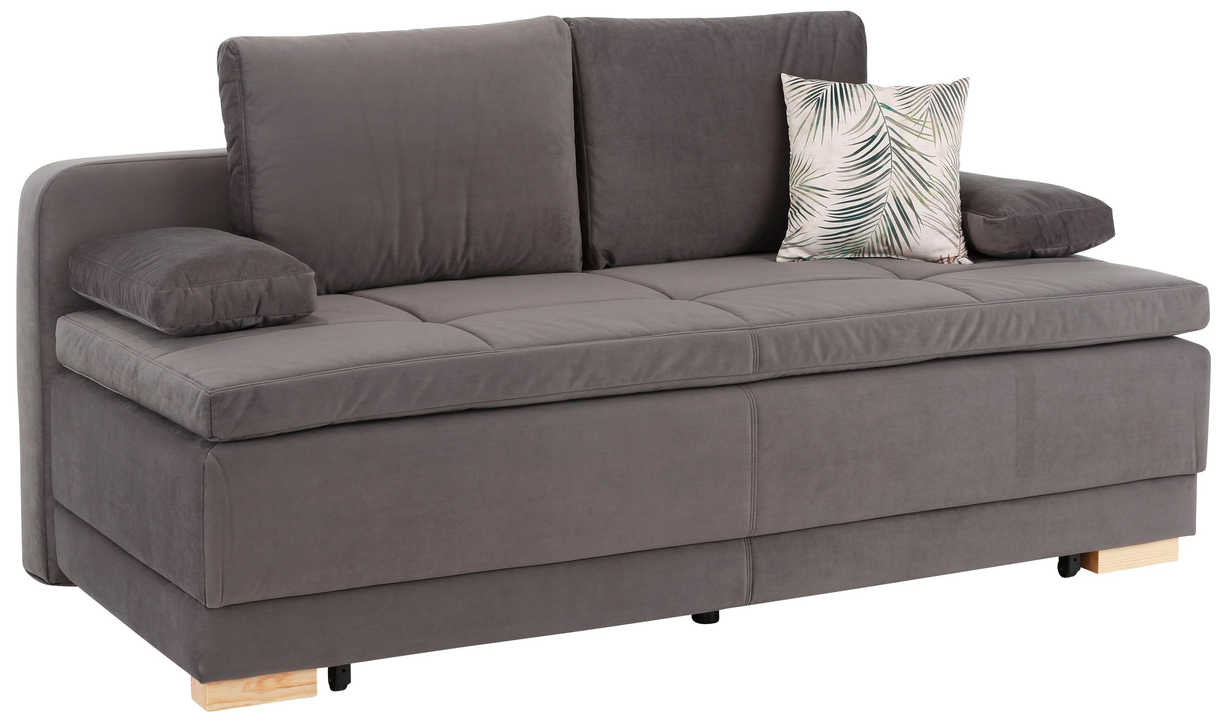 Thumbnail - OTTO home Schlafsofa "Berlin" Dauerschläfer mit Boxspringfederung, Bettfunktion und Bettkasten