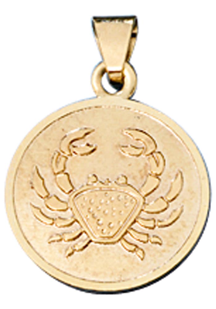 JOBO Sternzeichenanhänger »Sternzeichen Krebs«, 333 Gold