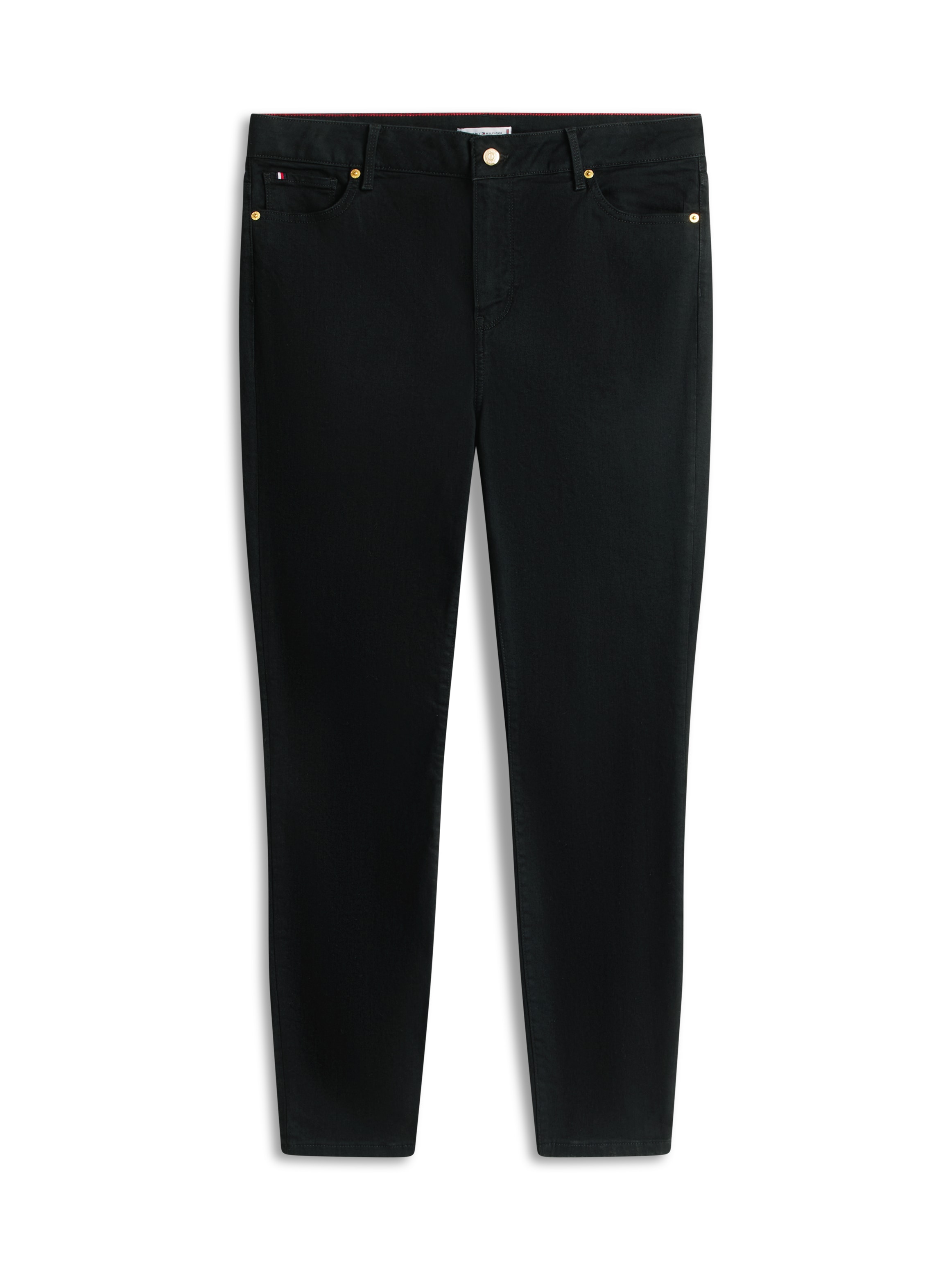 Tommy Hilfiger Curve Skinny-fit-Jeans »CRV DNM BLACK HARLEM U SKINNY HW« in großen Größen