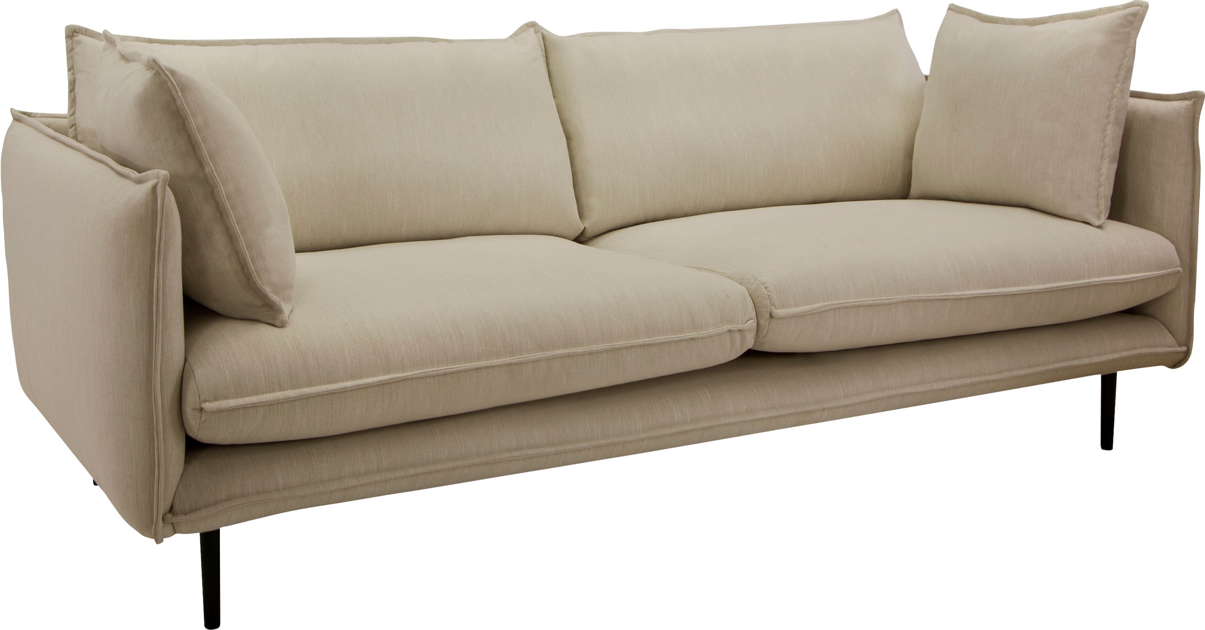 Home affaire 3-Sitzer "Somba" mit dickem Keder und eleganter Optik günstig online kaufen