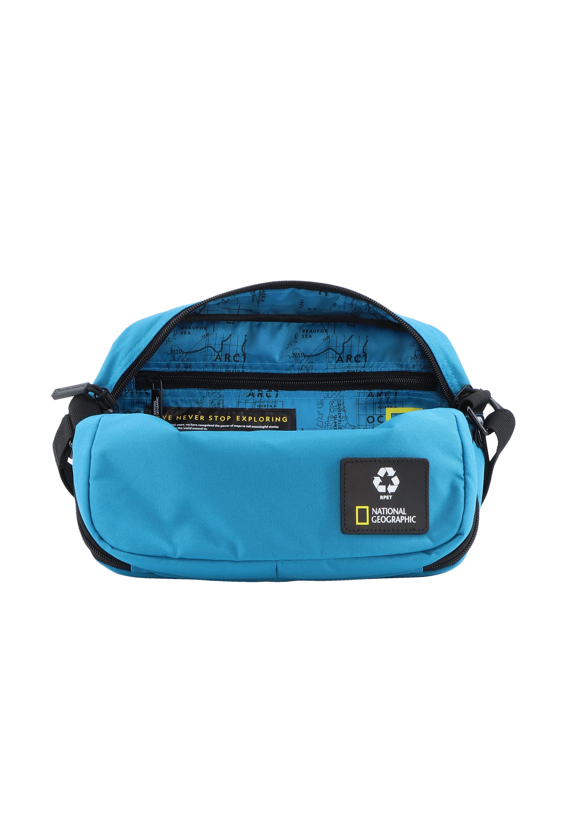NATIONAL GEOGRAPHIC Schultertasche »OCEAN«, aus recycelten PET-Flaschen