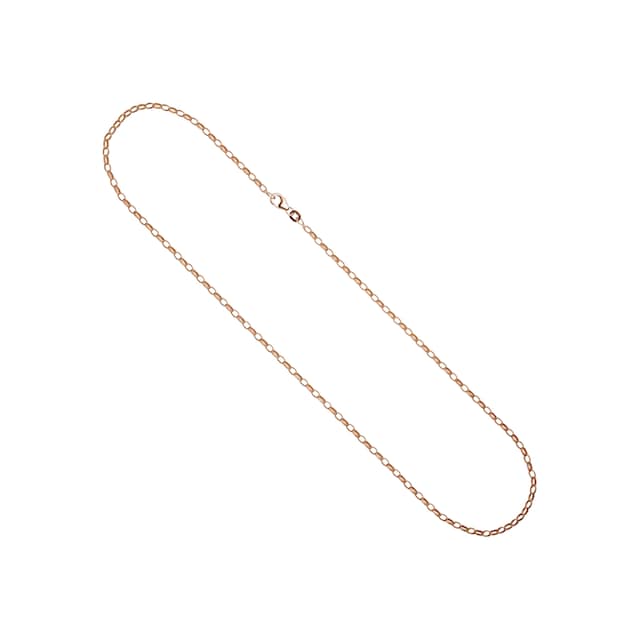 JOBO Kette ohne Anhänger, Ankerkette 925 Silber roségold vergoldet 45 cm  online kaufen | BAUR