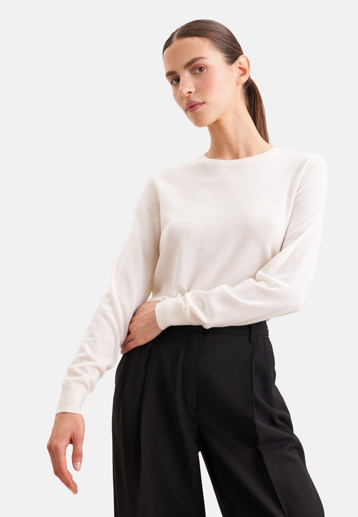 Seidensticker August Drop 252 Sweater Off White S 4