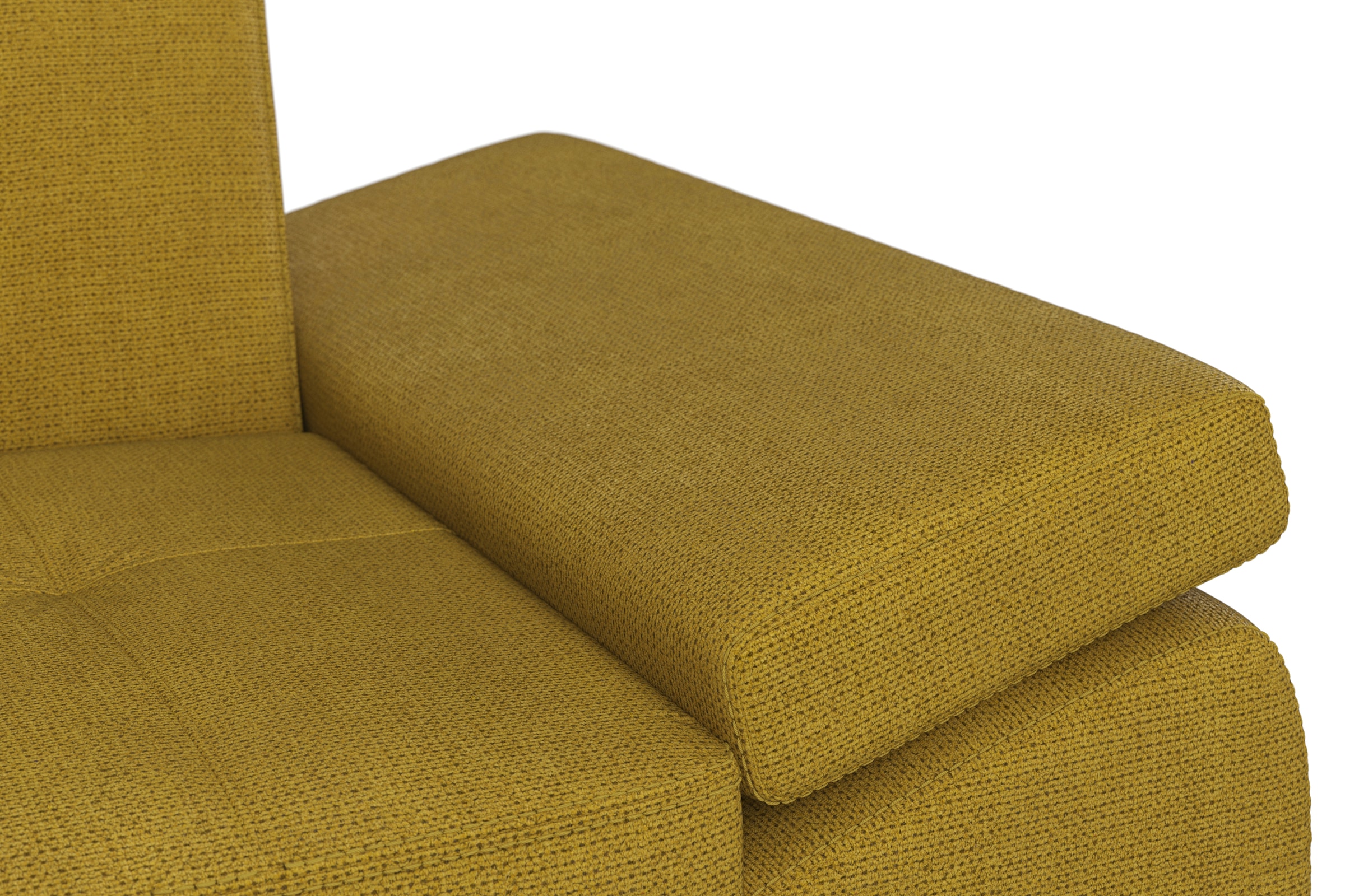DOMO collection Ecksofa »Capelo L-Form«, mit Armteilverstellung, wahlweise mit Bettfunktion, Federkern