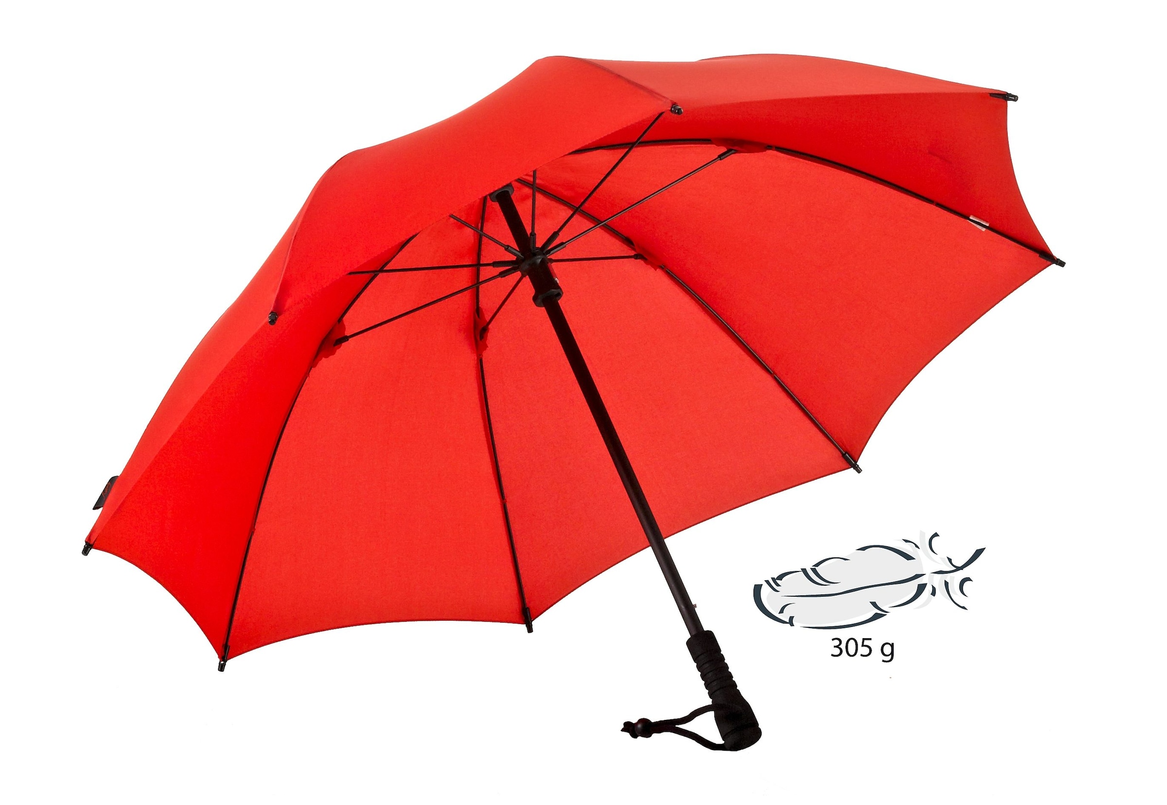 Stockregenschirm »Swing«, geringes Gewicht, mit Schultertragegurt an der Hülle