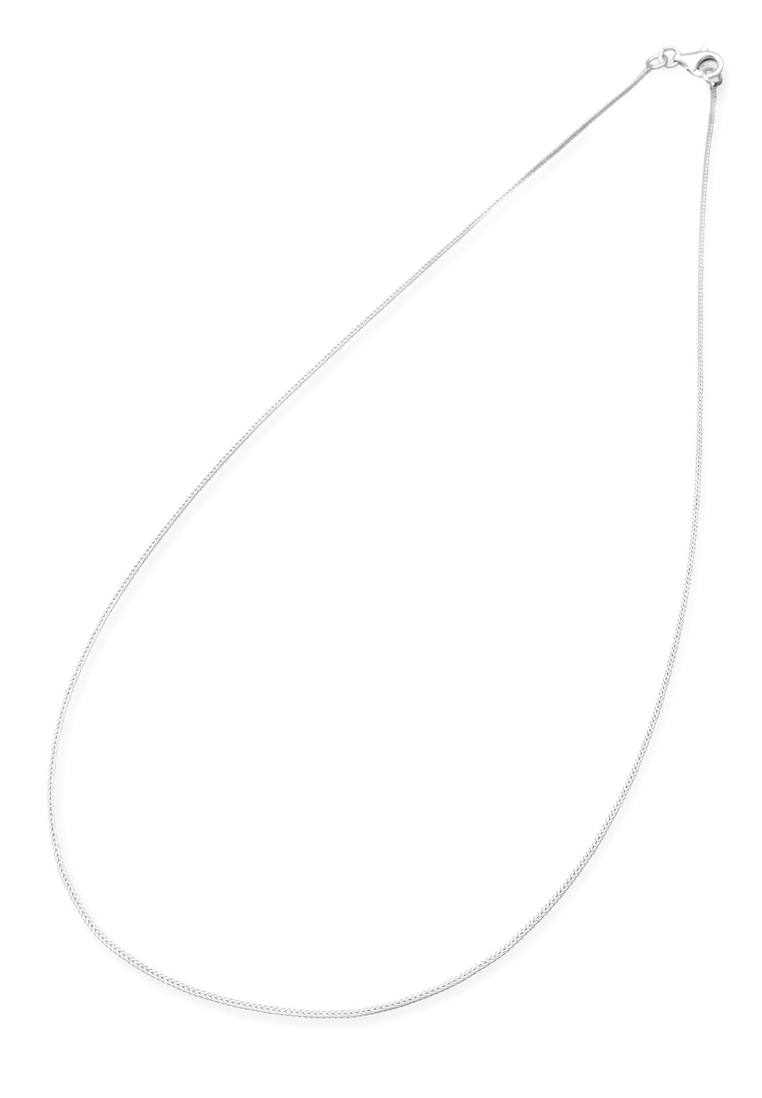 "Kette ohne Anhänger ELLI ""Halskette Basic Panzerkette für Anhänger 925 Sterling Silber"" Gr. 45, silber, Halsketten, Damen, ohne Stein, Silber 925
