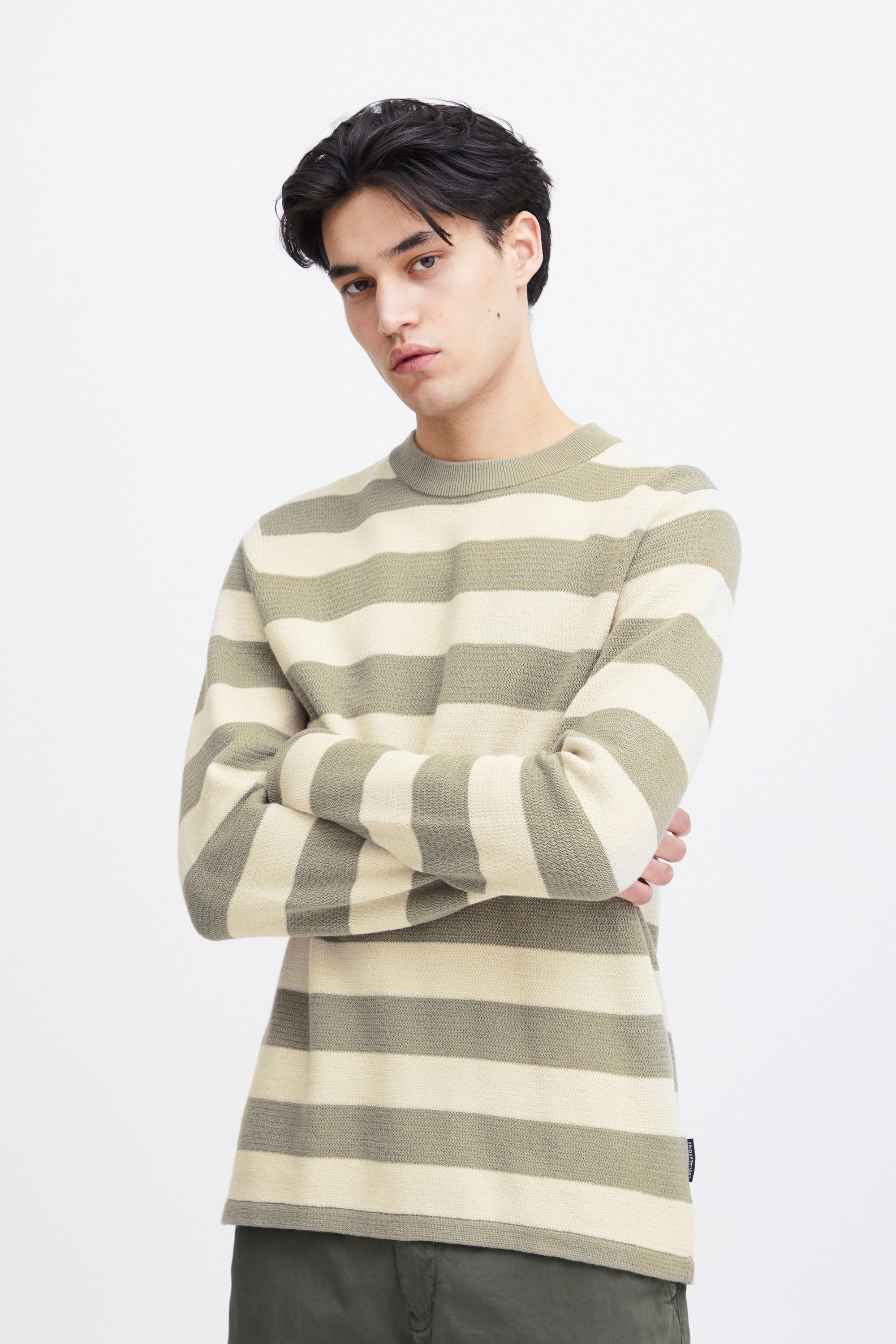 Casual Friday Strickfleece-Pullover »Strickpullover CFKarl«