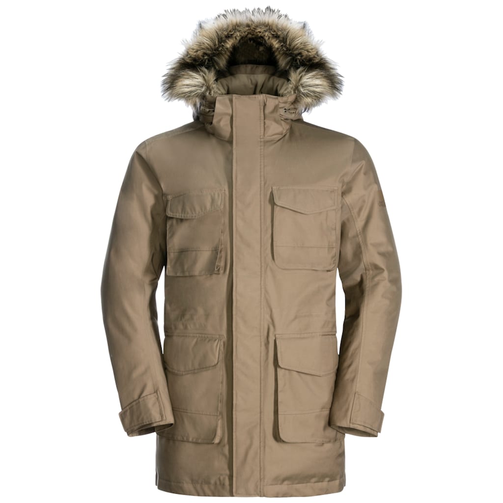 Jack Wolfskin Funktionsparka »WINTERFROST DOWN PARKA M«, mit Kapuze