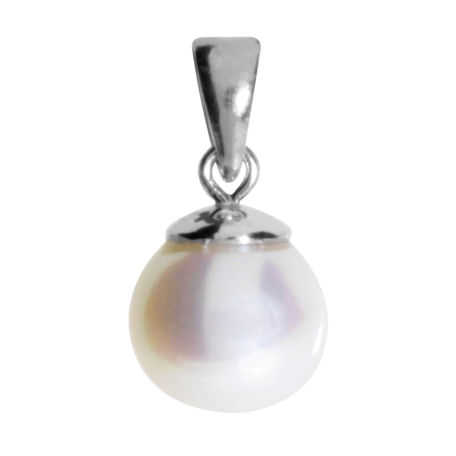 OSTSEE-SCHMUCK Damen Kettenanhänger "- Ingrid 7 - Silber 925/000 - Zuchtperle", Silber 925 (Sterlingsilber), silber, Silber 925 (Sterlingsilber),
