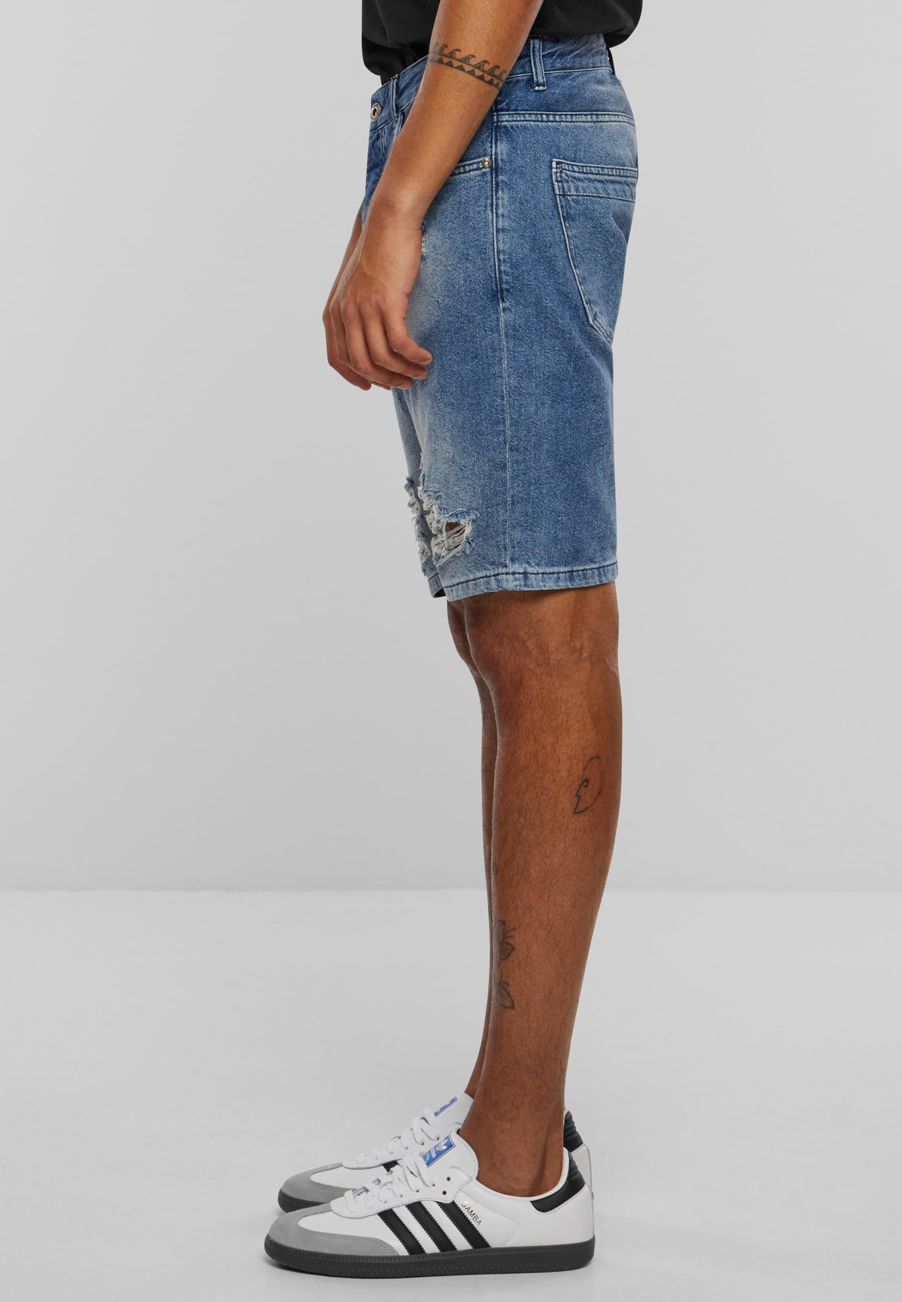 2Y Studios Shorts »2Y Studios Herren 2Y Destroyed Denim Shorts«, (1 tlg.)