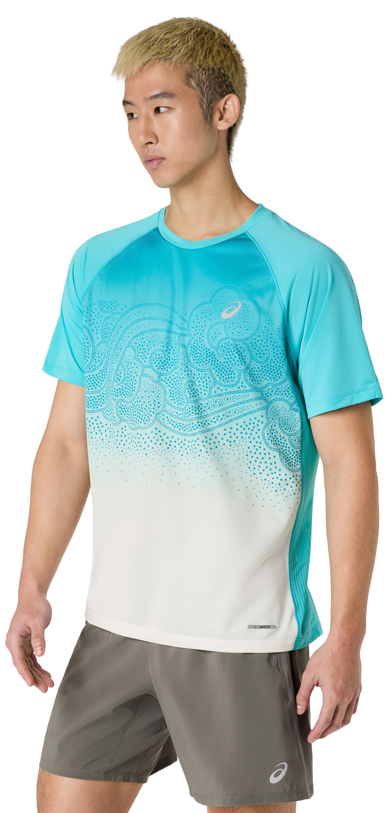 Asics Laufshirt "ROAD FADE SS TOP" ACTIBREEZE™ Technologie, Atmungsaktiv, Reflektierend