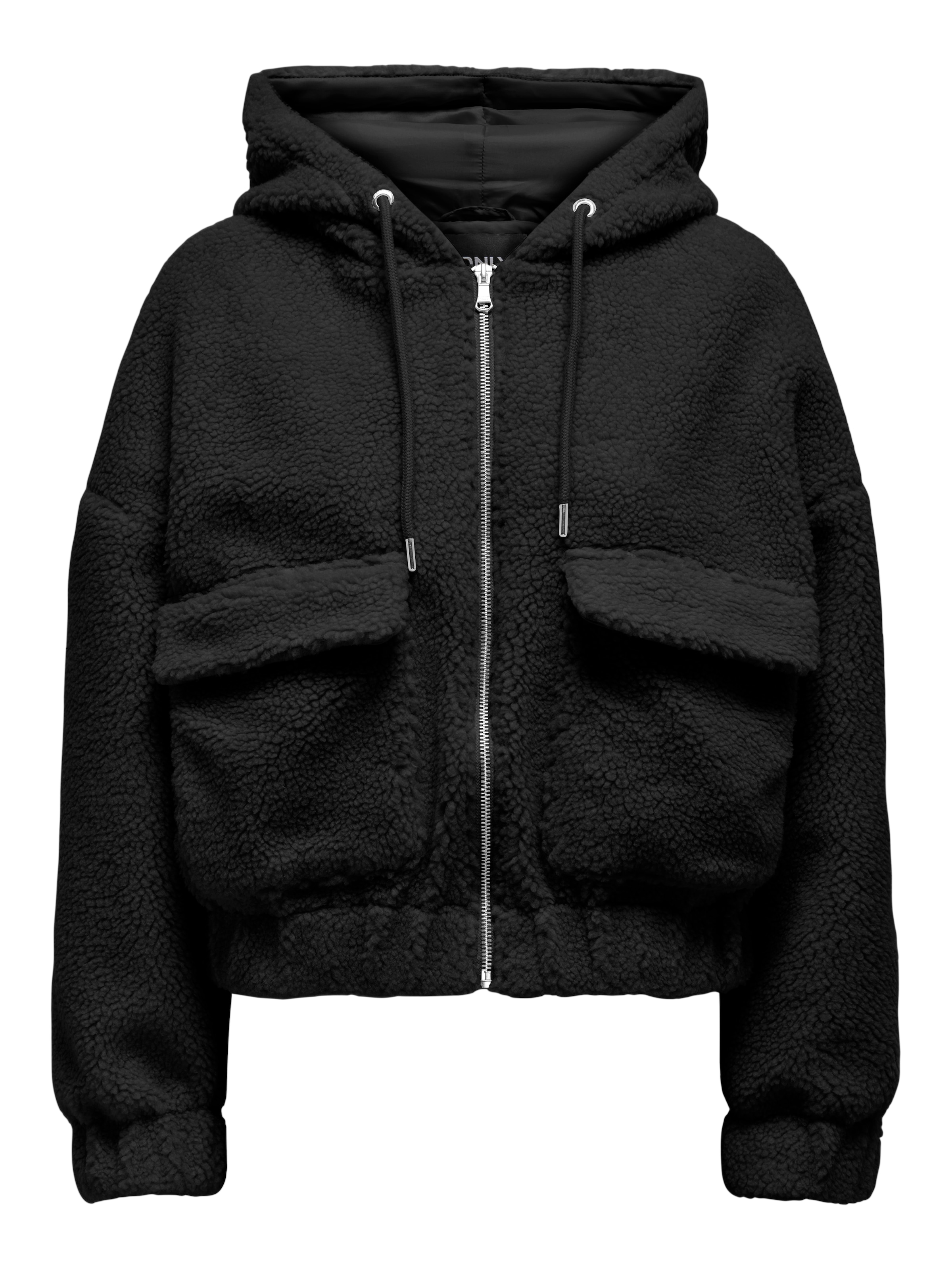 ONLY Fleecejacke »ONLTANJA TEDDY HOOD JACKET OTW NOOS«, mit Kapuze