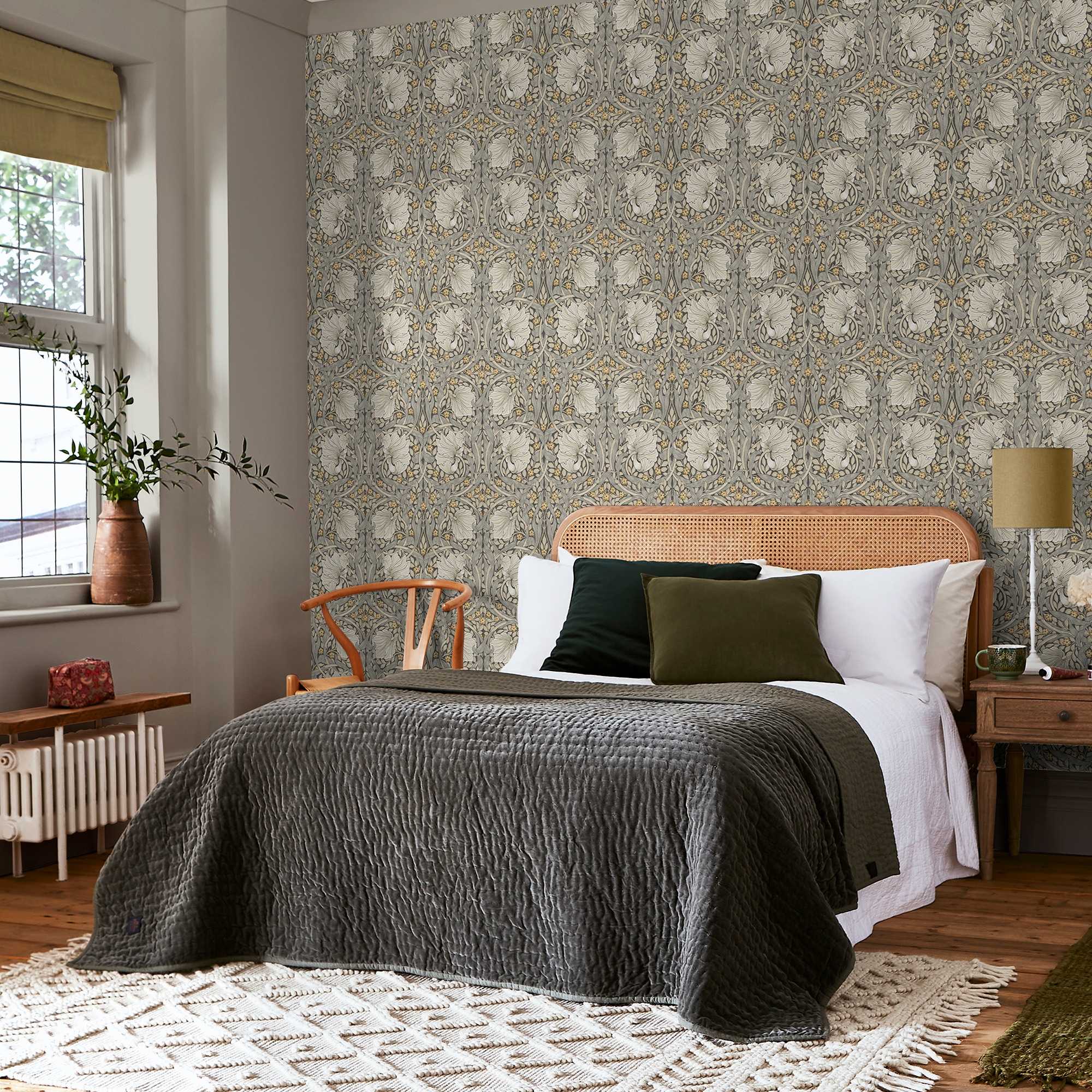 WILLIAM MORRIS AT HOME Vliestapete "Pimpernel" Retro texturiert Design Tapeten