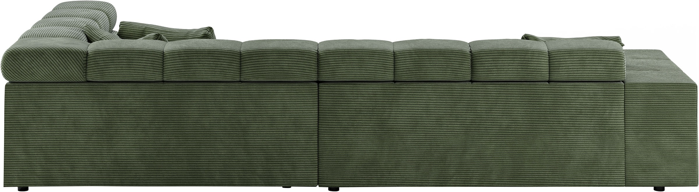 INOSIGN Ecksofa »Ancona incl. Kopfteilverstellung, OTTOs Choice, Breite 319cm, L-Form«, wahlweise motorische Sitztiefenverstellung, auch in Cord + Easy Care