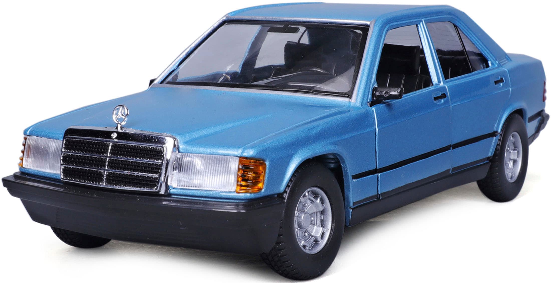 Bburago Sammlerauto »Mercedes 190E ´87, blau«, 1:24