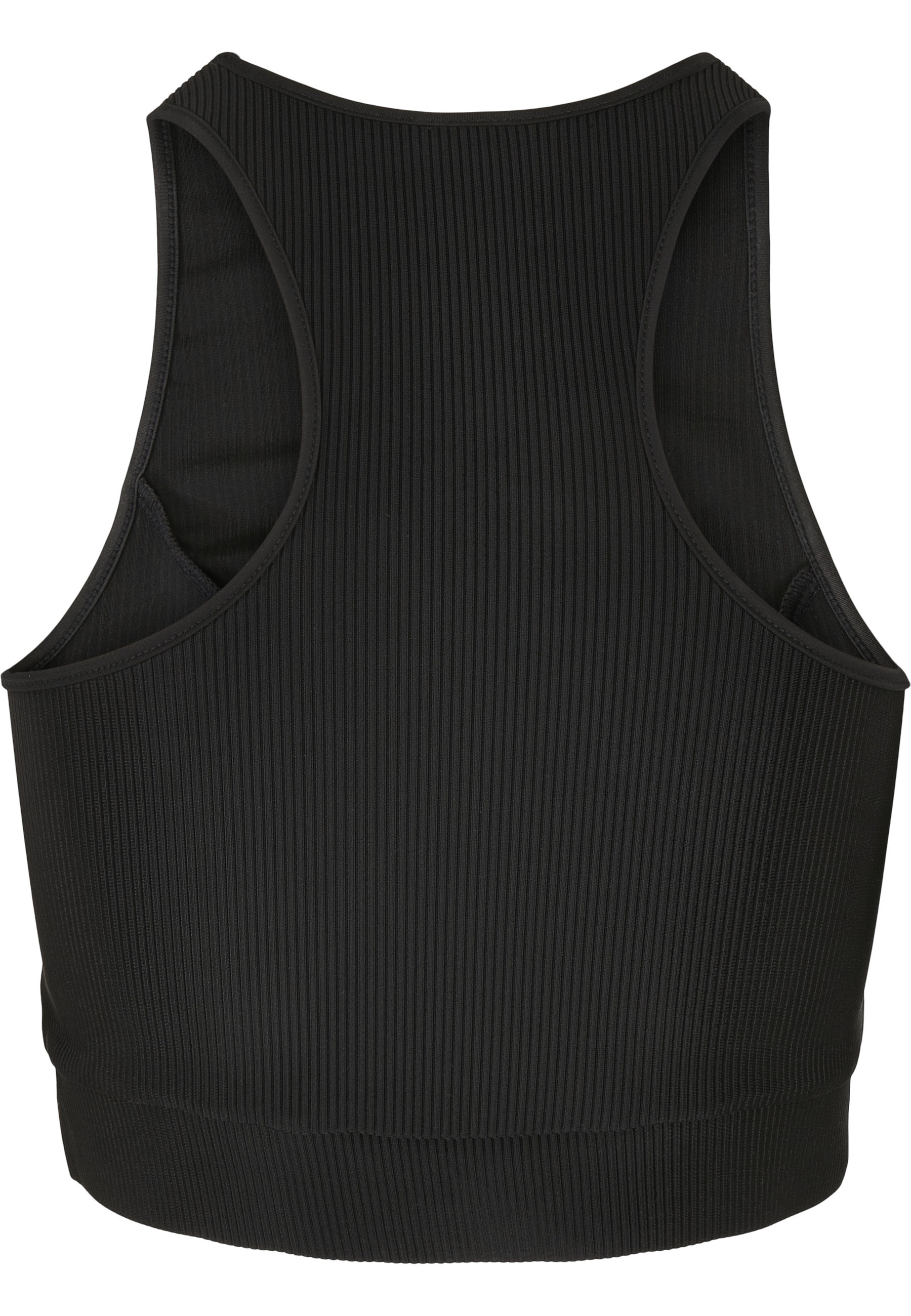 URBAN CLASSICS Sport-BH "Urban Classics Damen Ladies Cropped Shiny Rib Top" günstig online kaufen